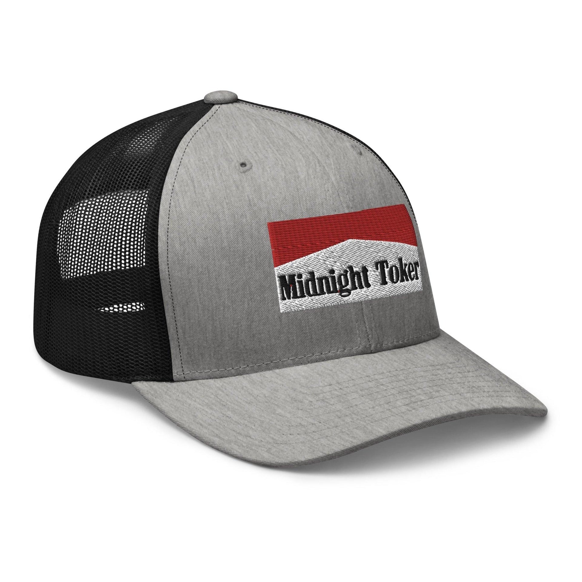 Midnight Toker Retro Trucker Hat Capital Crowns Funny Trucker Hats