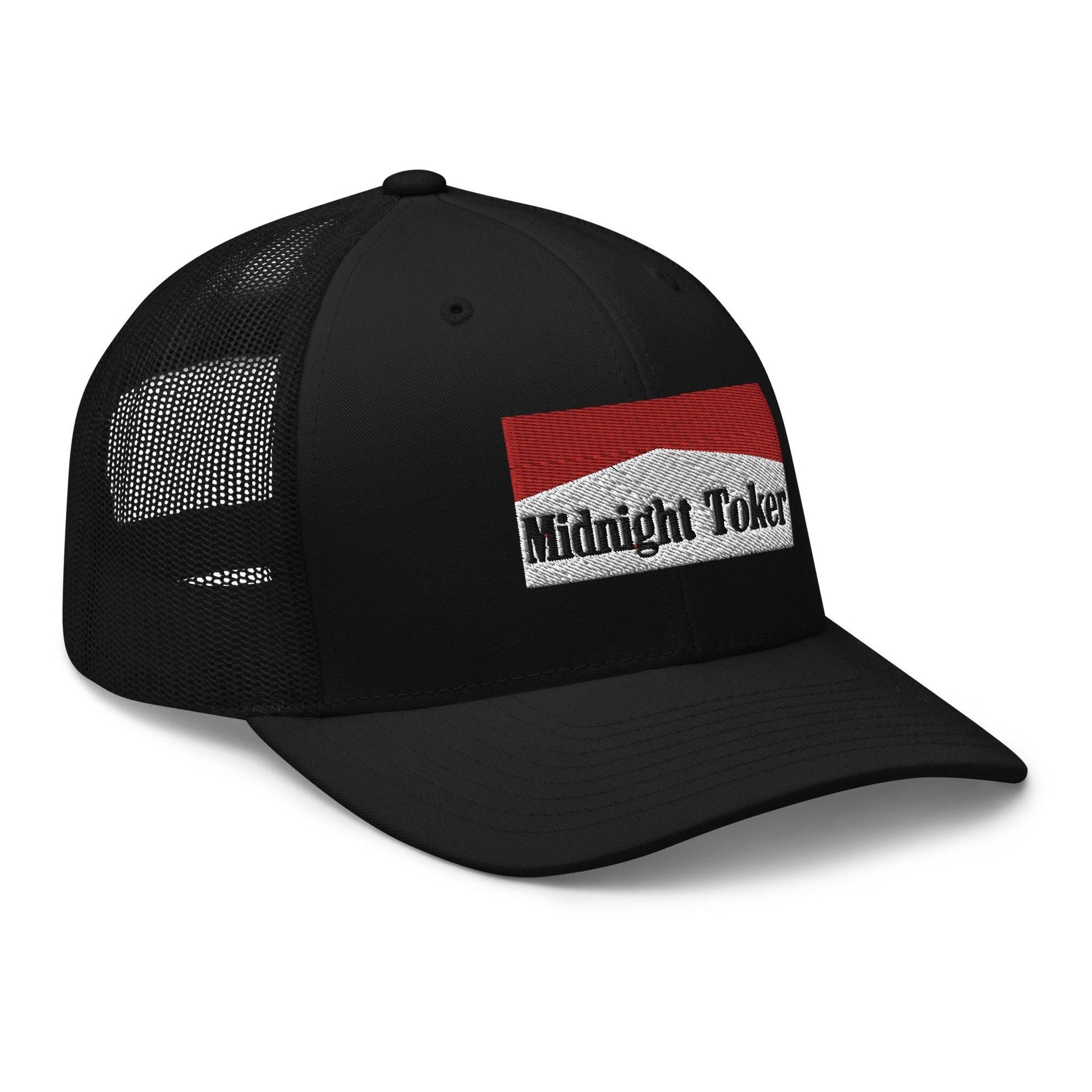 Midnight Toker Retro Trucker Hat Capital Crowns Funny Trucker Hats