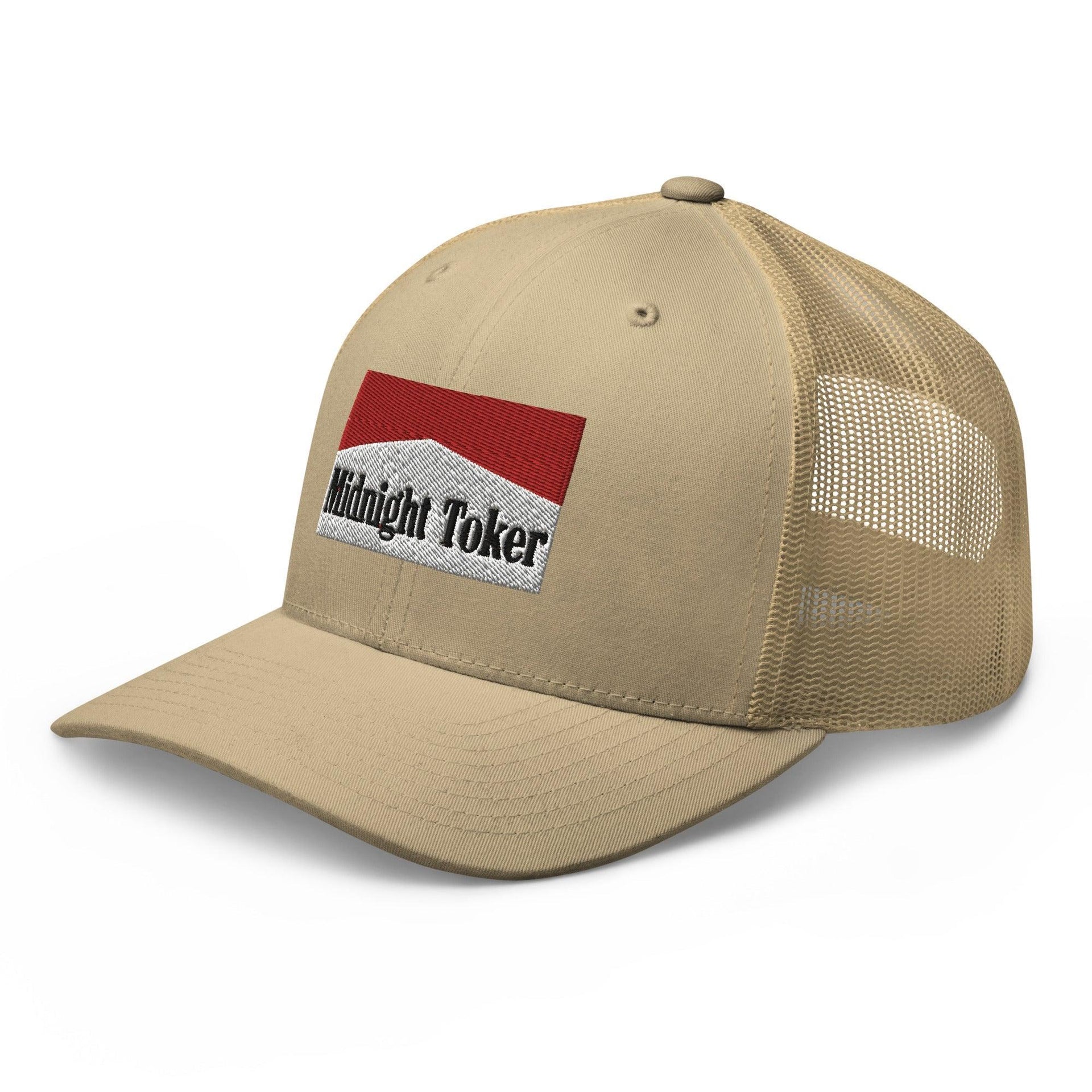 Midnight Toker Retro Trucker Hat Capital Crowns Funny Trucker Hats
