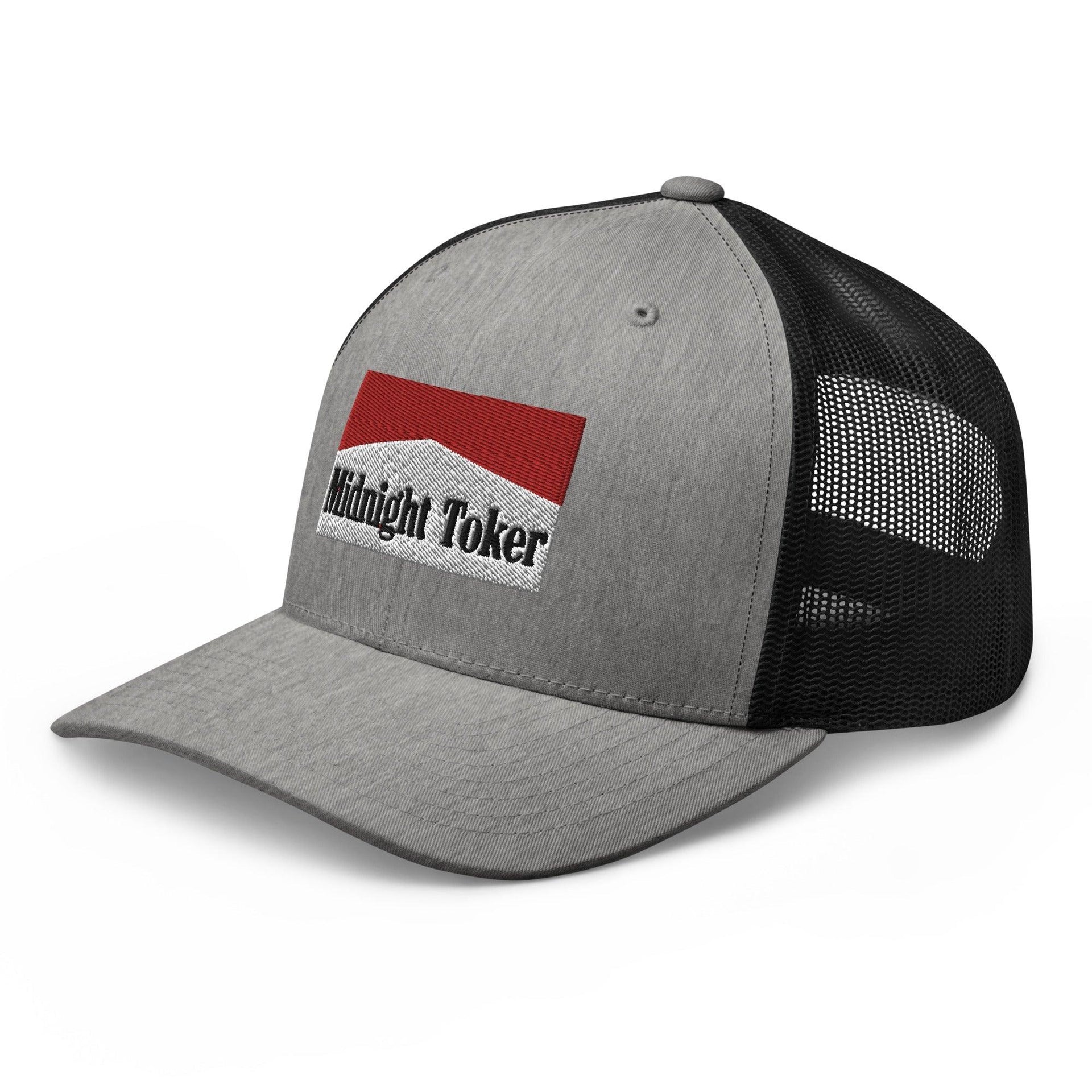 Midnight Toker Retro Trucker Hat Capital Crowns Funny Trucker Hats