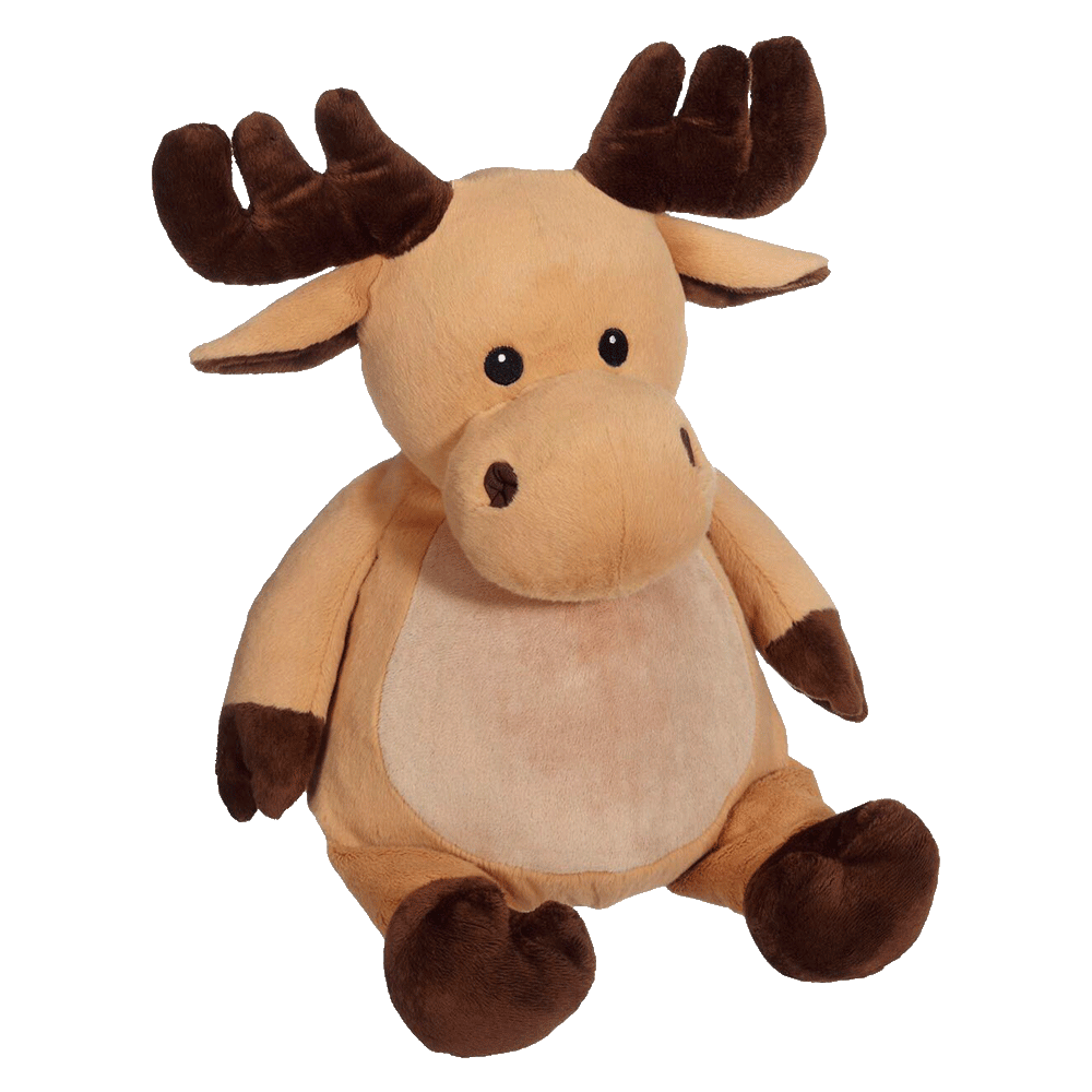 Mikey Moose Buddy brown embroidable moose