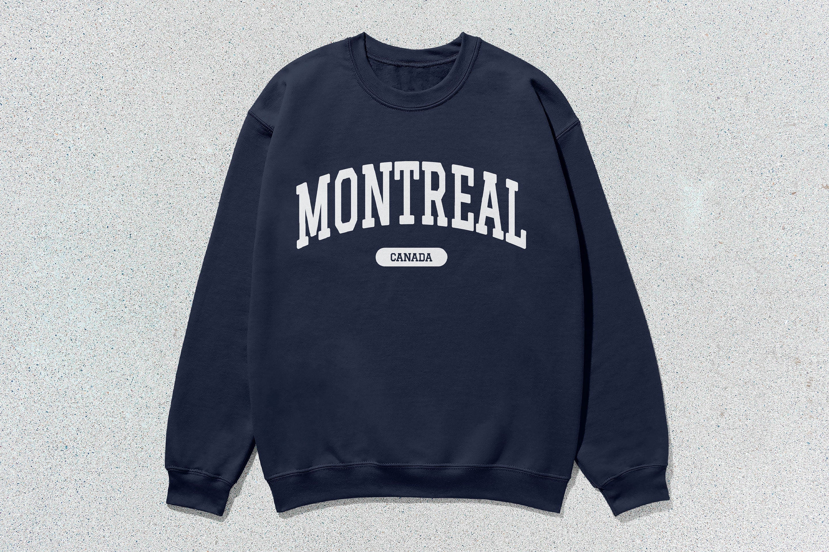 Montreal - Unisex Heavy Blend™ Crewneck Sweatshirt Navy Canada Cities crewnecks hoodies sweaters