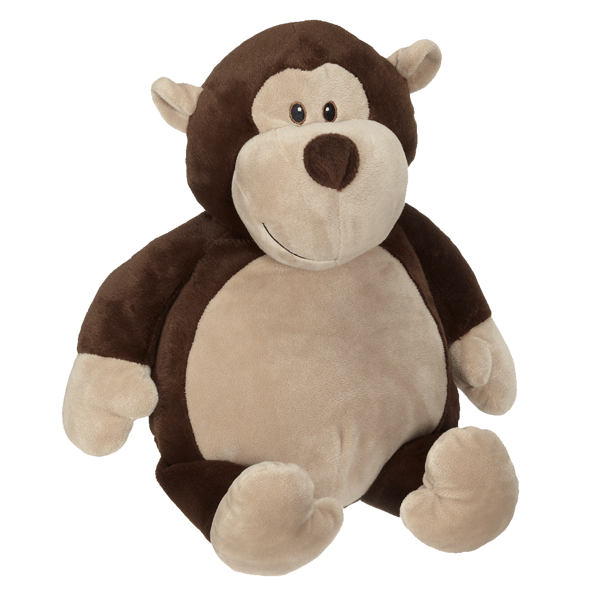 Monty Monkey Buddy brown embroidable monkey tan