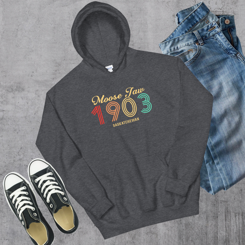 Moose Jaw Vintage Hoodie Canadian City Apparel