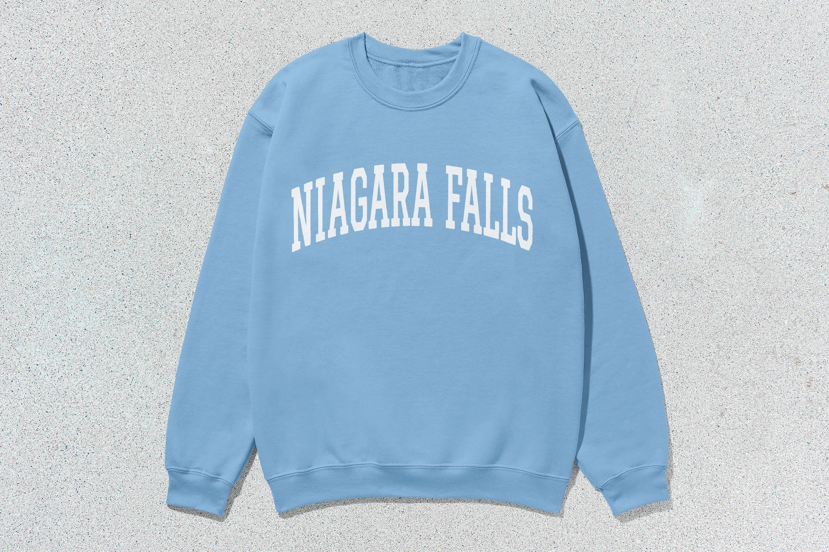 Niagara Falls - Unisex Heavy Blend™ Crewneck Sweatshirt Blue Canada Cities crewnecks hoodies sweaters