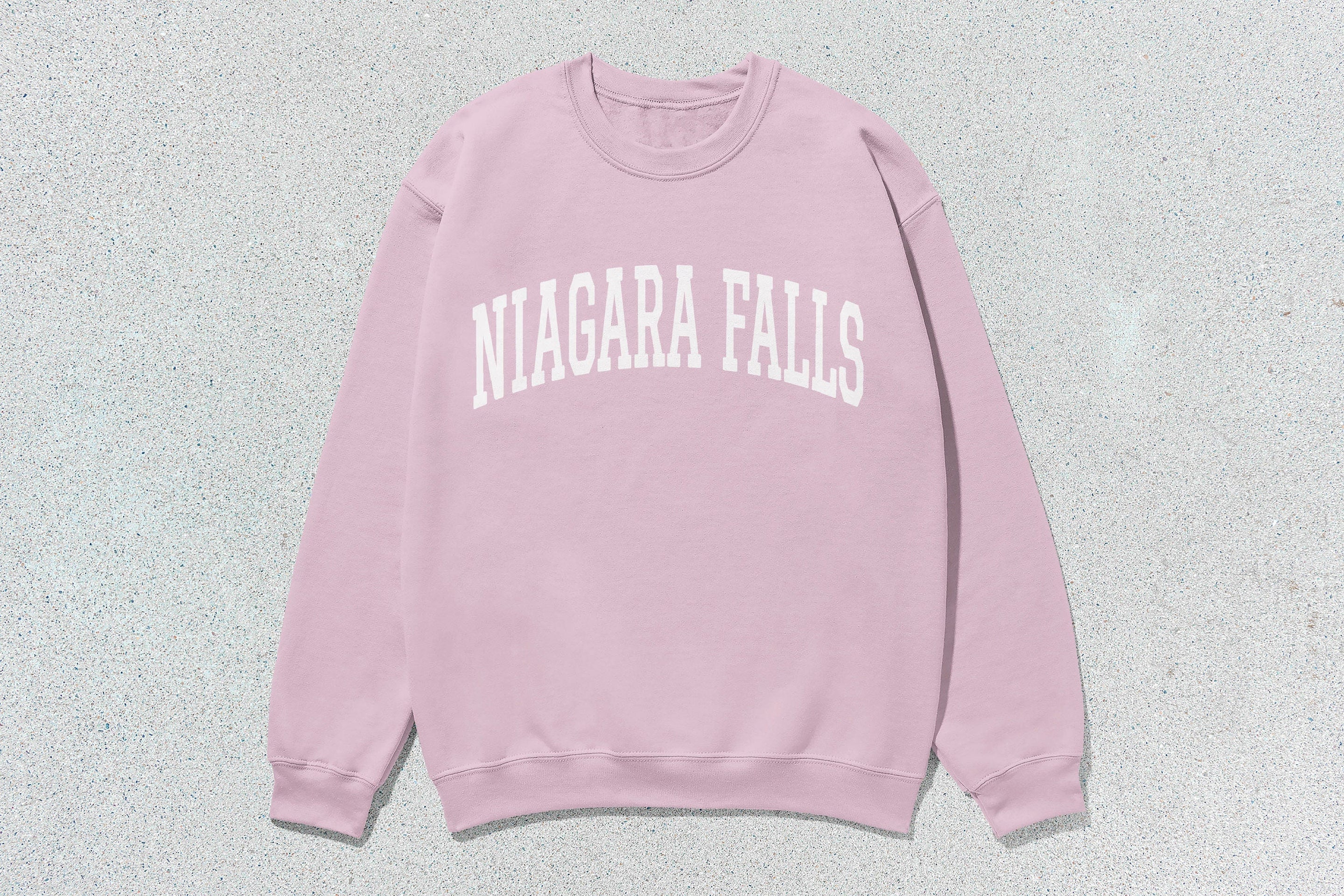 Niagara Falls - Unisex Heavy Blend™ Crewneck Sweatshirt Pink Canada Cities crewnecks hoodies sweaters