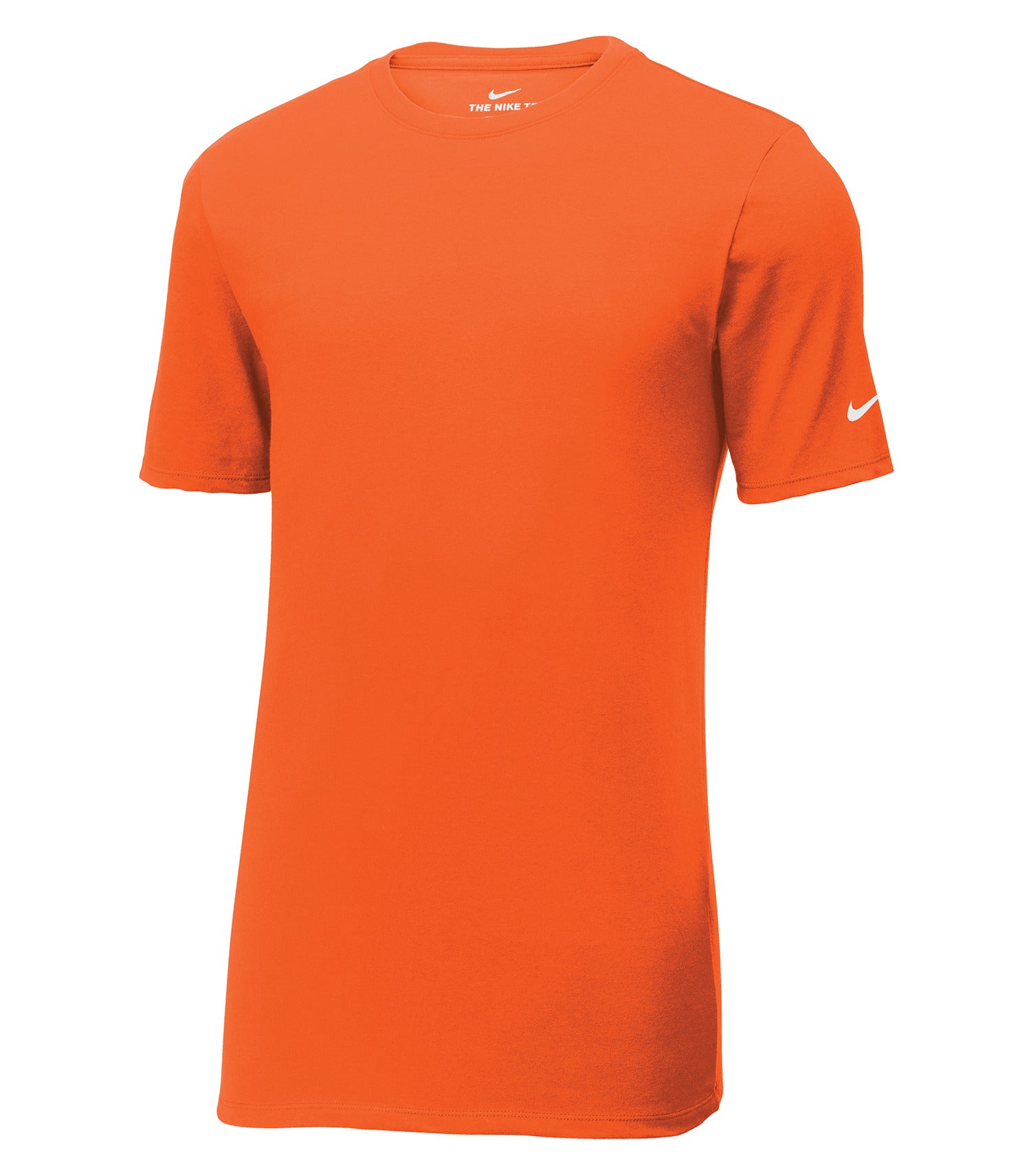 Nike - NIKE Dri-FIT COTTON/POLY TEE. - NKBQ5231 Brilliant Orange Nike NKBQ5231