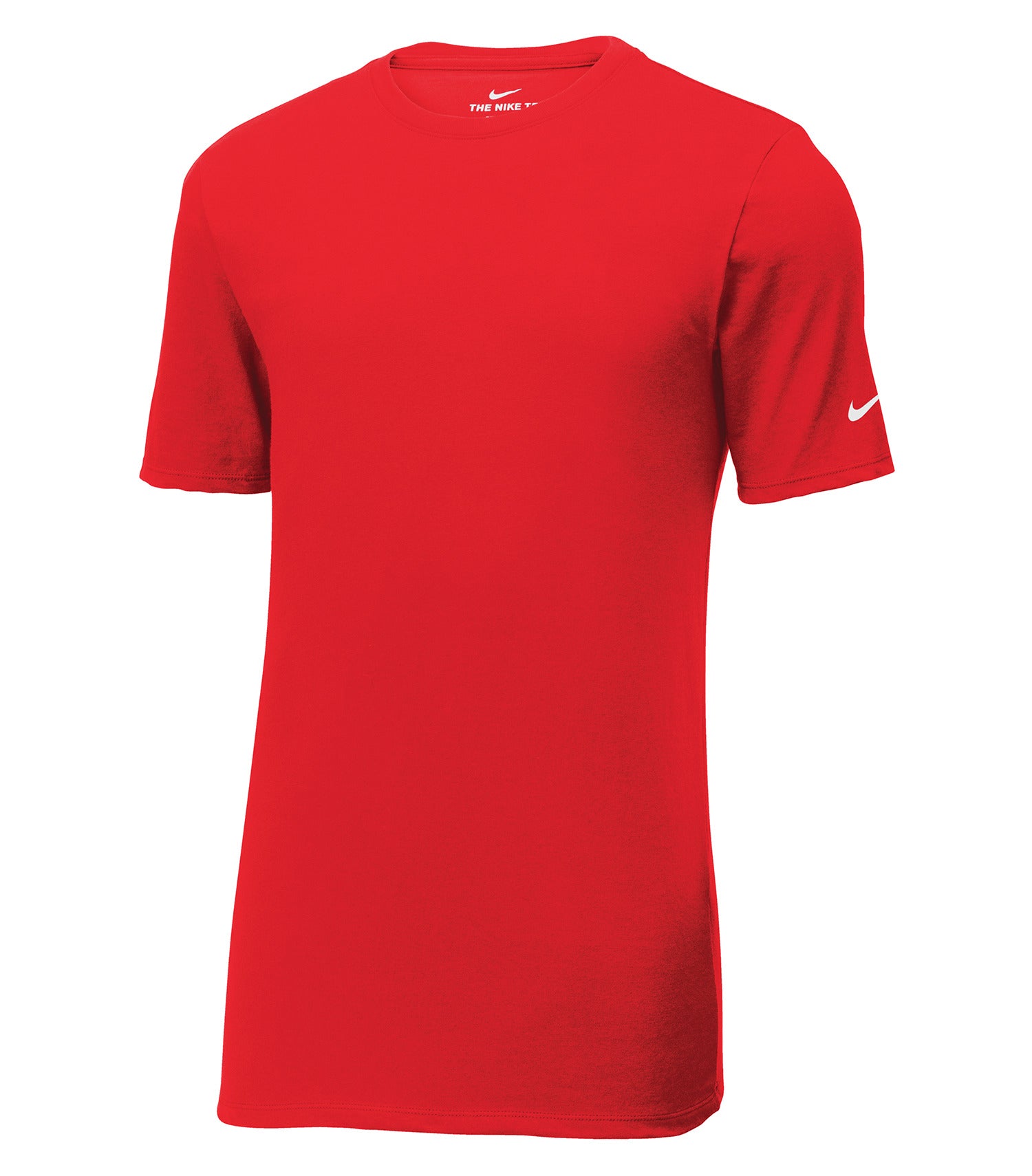 Nike - NIKE Dri-FIT COTTON/POLY TEE. - NKBQ5231 University Red Nike NKBQ5231