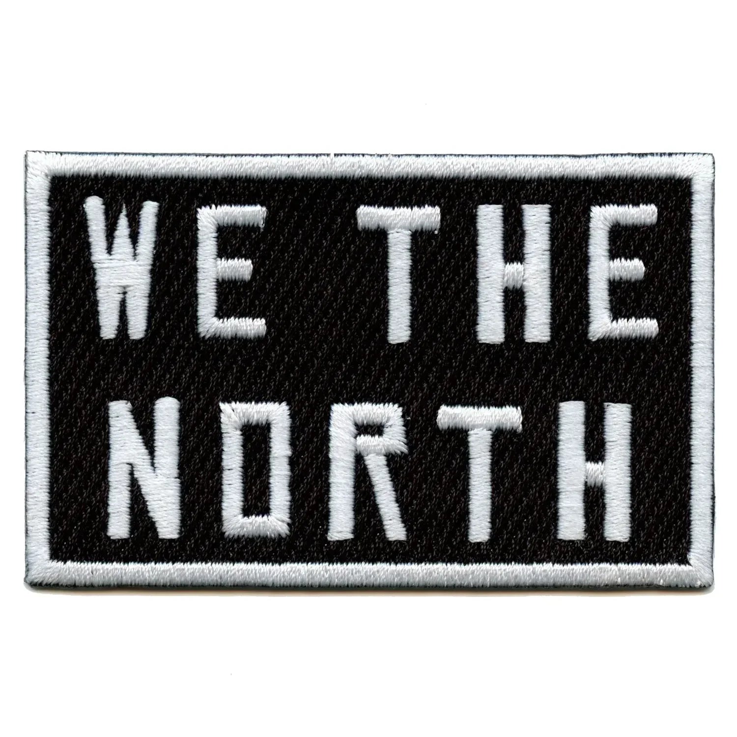 We The North Toronto Canada Pride Patch – Iron-On White Patches raptors Toronto