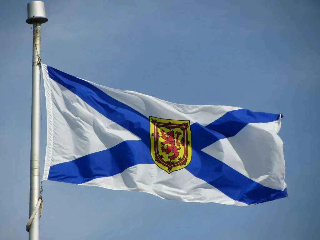 Nova Scotia Flag – Various Sizes for Every Need ⚓ Canadian Flags Nautical Flag Nova Scotia Flag Nova Scotia Flag Sizes