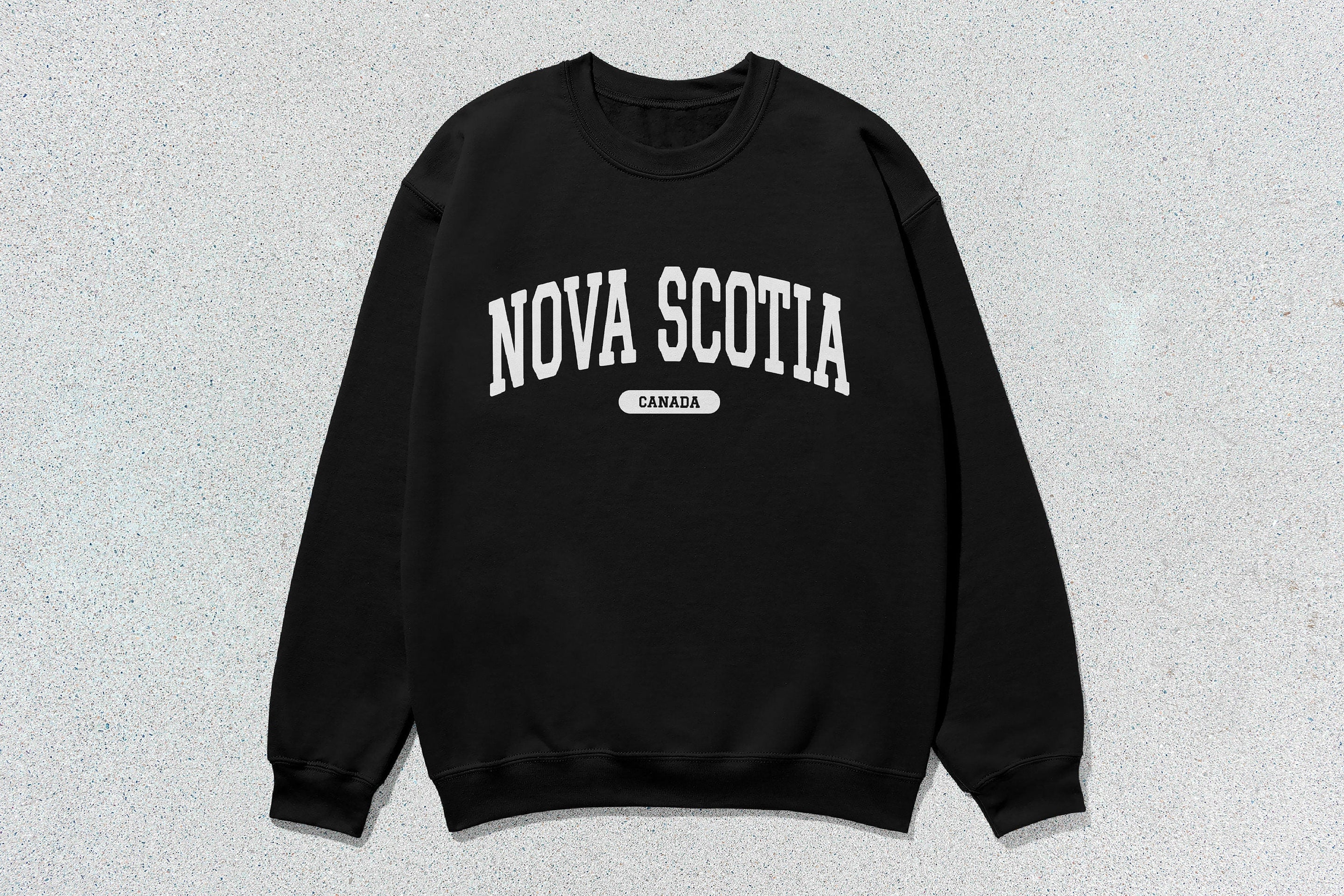Nova Scotia - Unisex Heavy Blend™ Crewneck Sweatshirt Black Canada Cities crewnecks hoodies sweaters