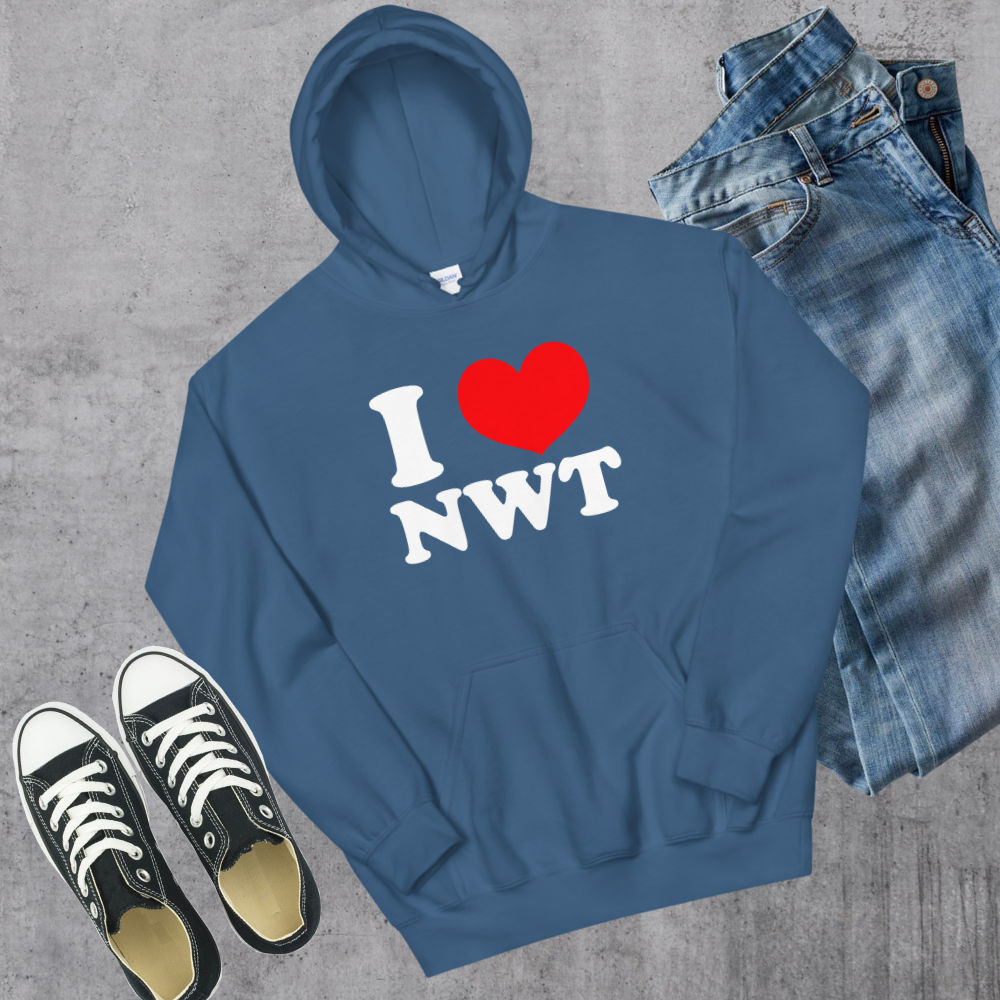I ❤️ NWT Hoodie Indigo Blue Canadian City Apparel