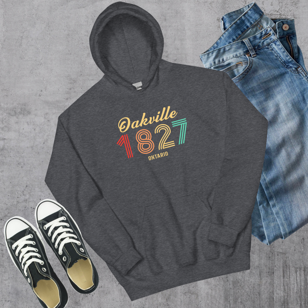 Oakville Vintage Hoodie Canadian City Apparel