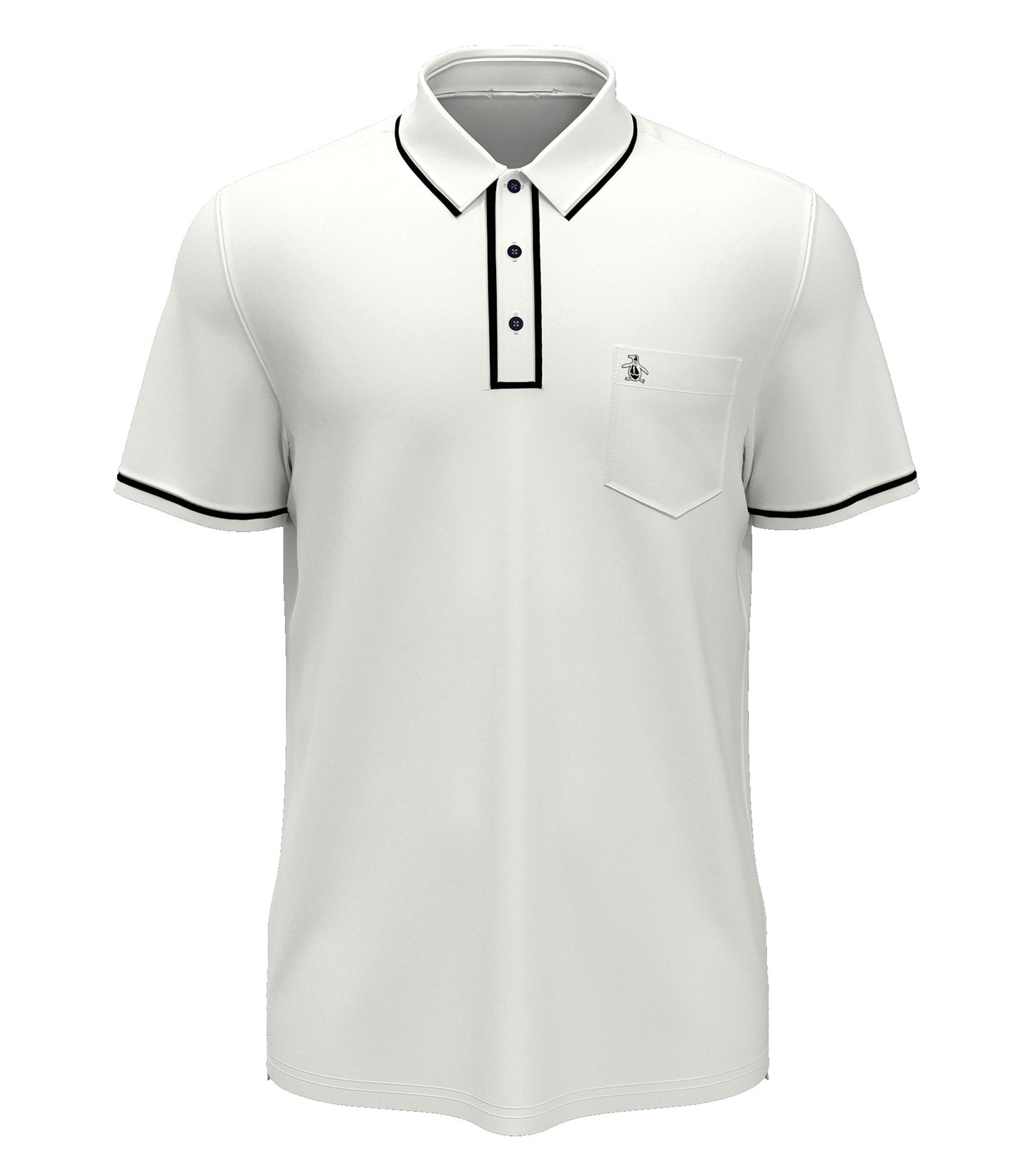 OriginalPenguin - ORIGINAL PENGUIN® TECHNICAL EARL POLO. - OGKSE002 Bright White OGKSE002 OriginalPenguin