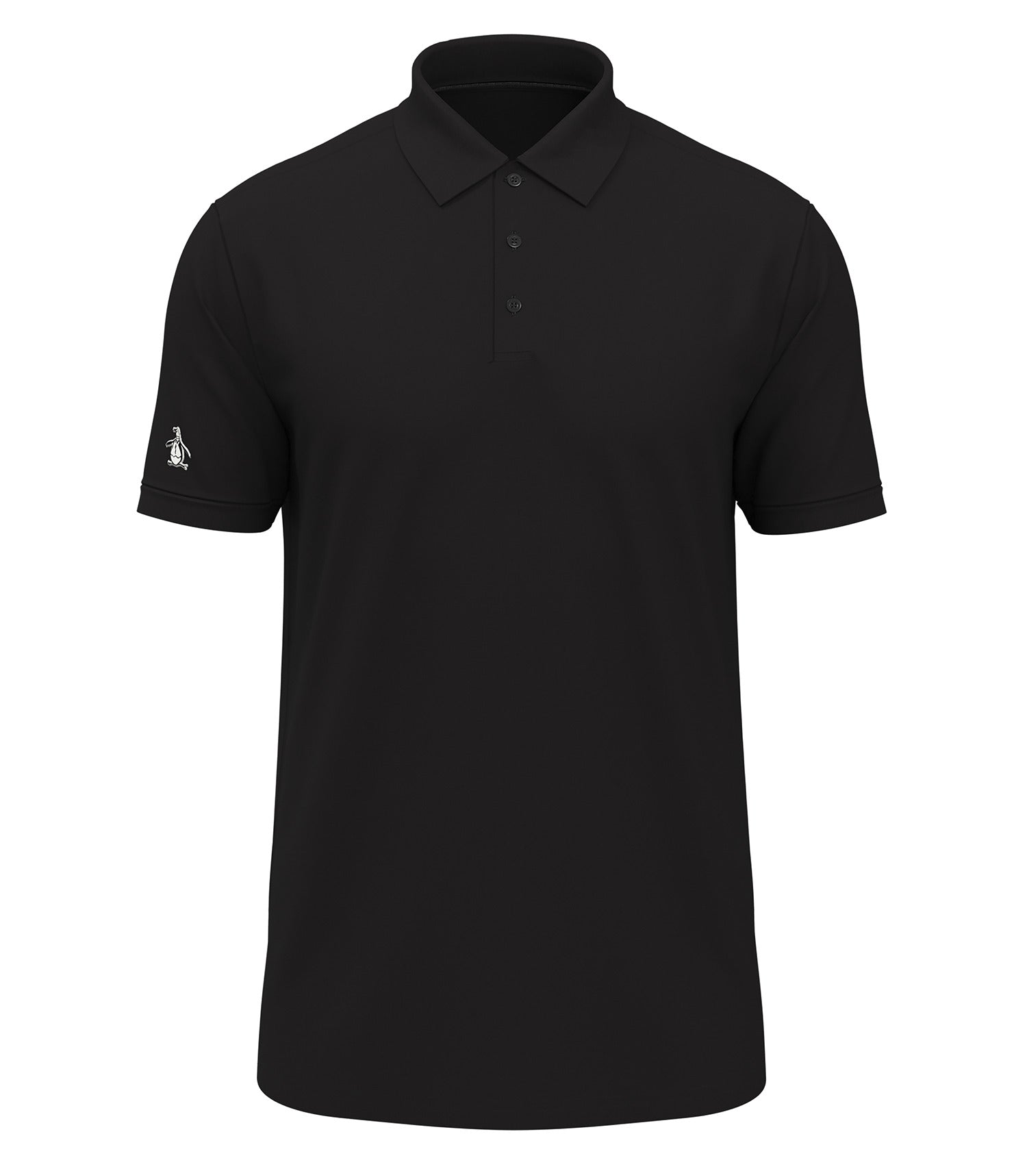 OriginalPenguin - ORIGINAL PENGUIN® SOLID POLO. - OGM0F4 Caviar Black OGM0F4 OriginalPenguin