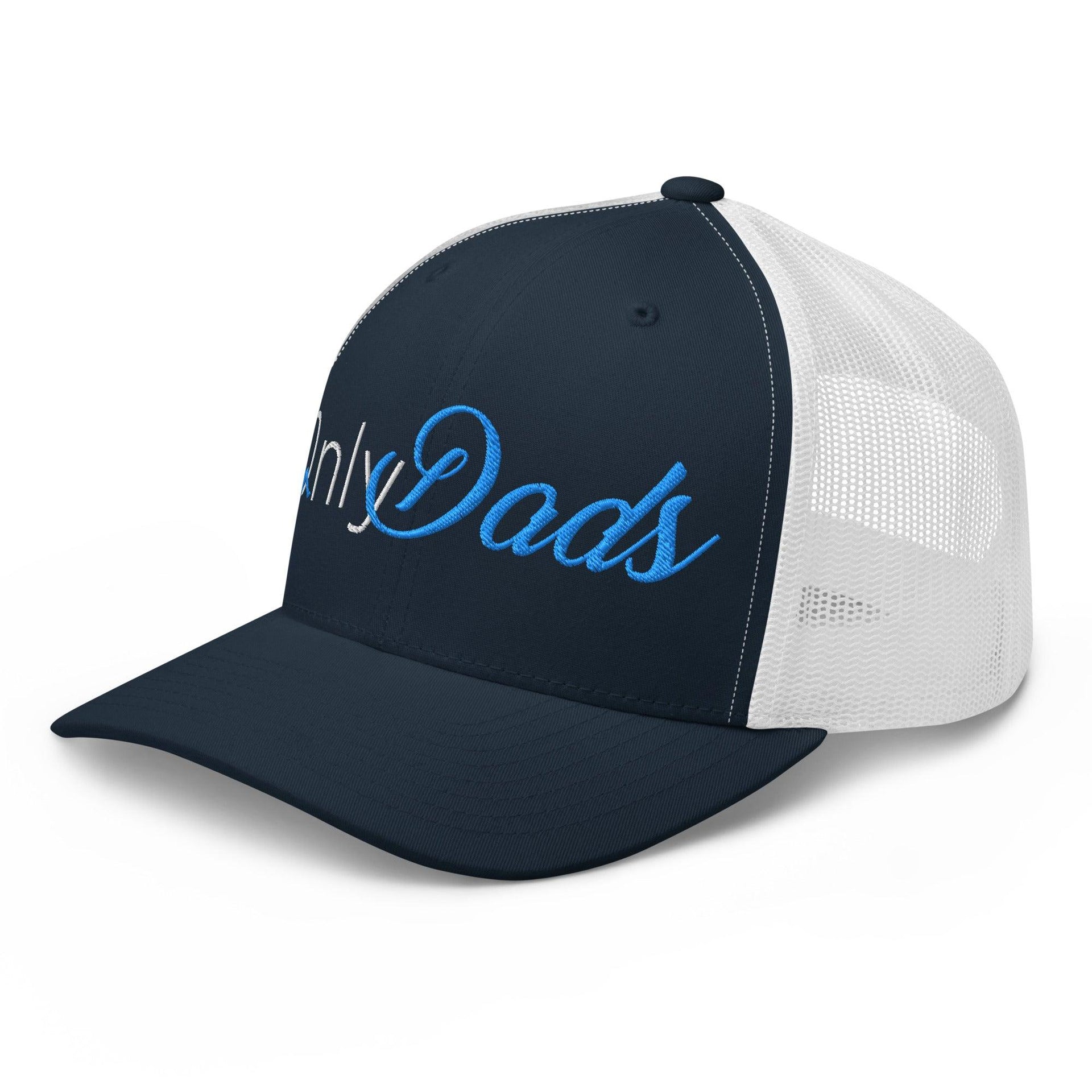 Only Dads Embroidered Mesh Trucker Hat Capital Crowns Funny Trucker Hats