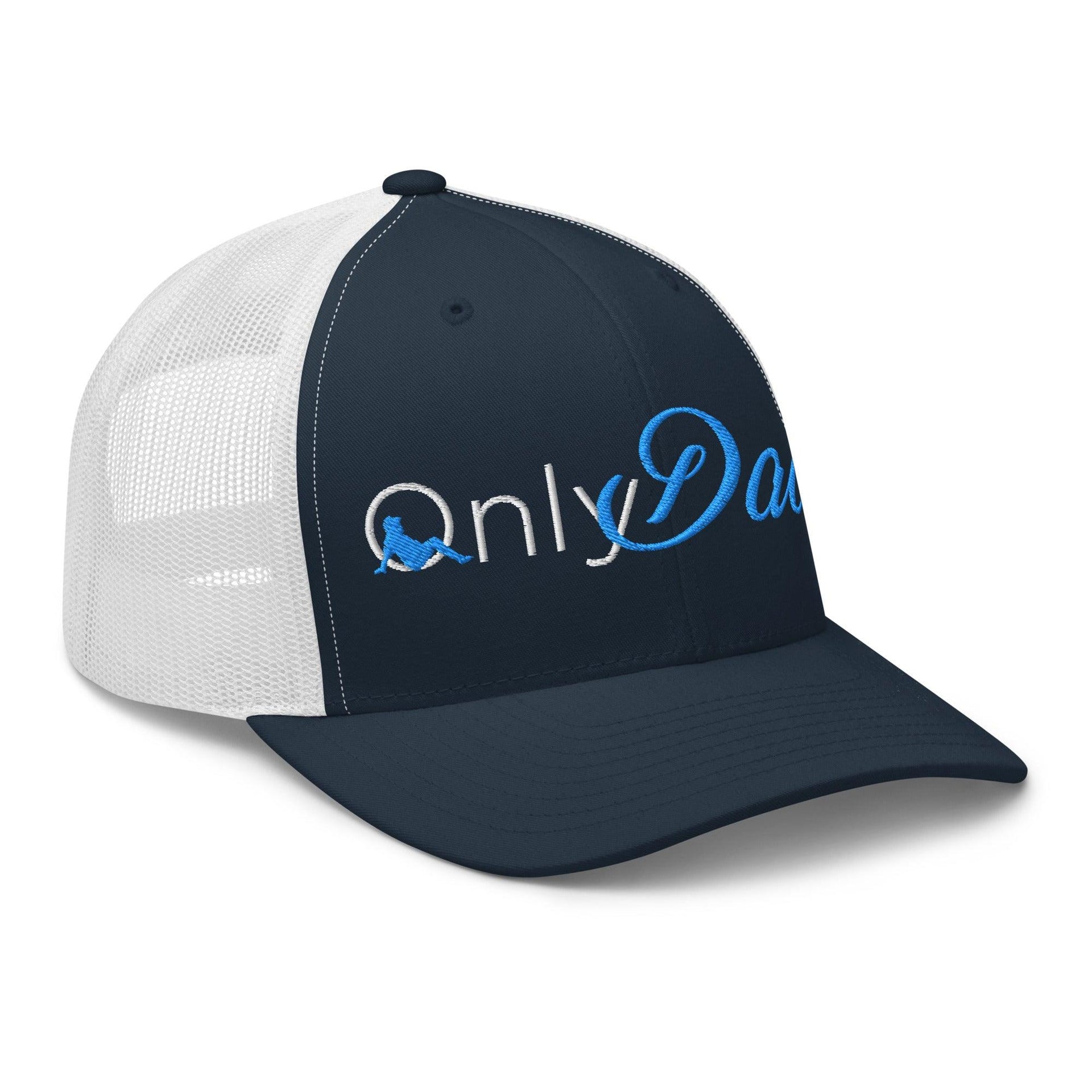 Only Dads Embroidered Mesh Trucker Hat Capital Crowns Funny Trucker Hats
