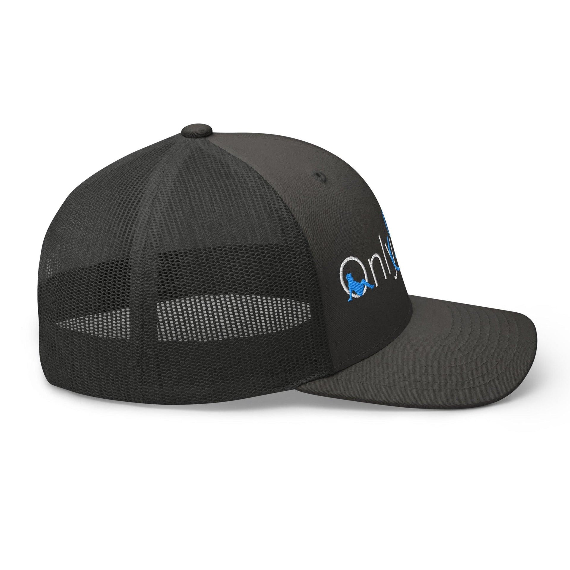 Only Dads Embroidered Mesh Trucker Hat Capital Crowns Funny Trucker Hats