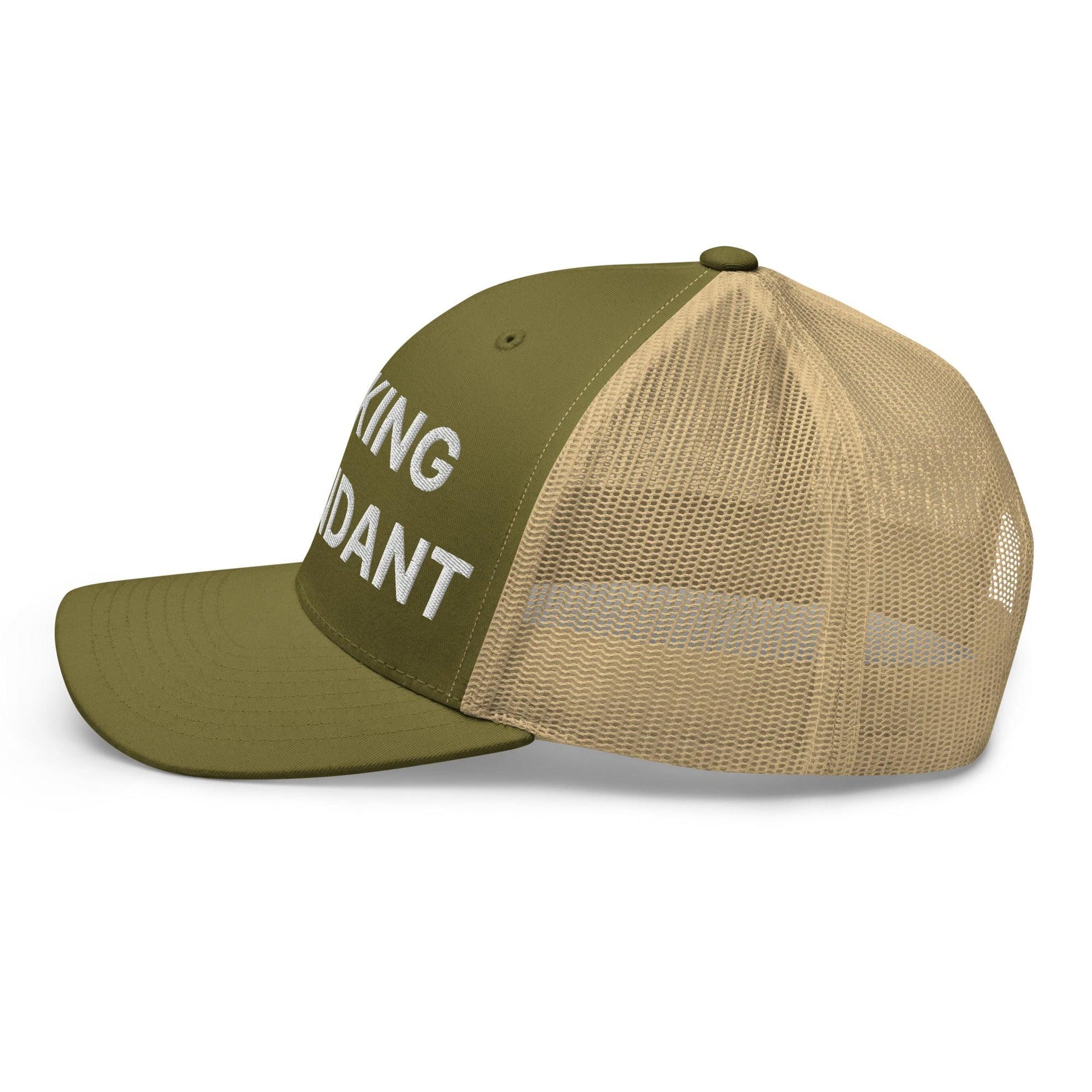 Parking Attendant Work Block Embroidered Mesh Trucker Hat Capital Crowns Trucker Hats Work