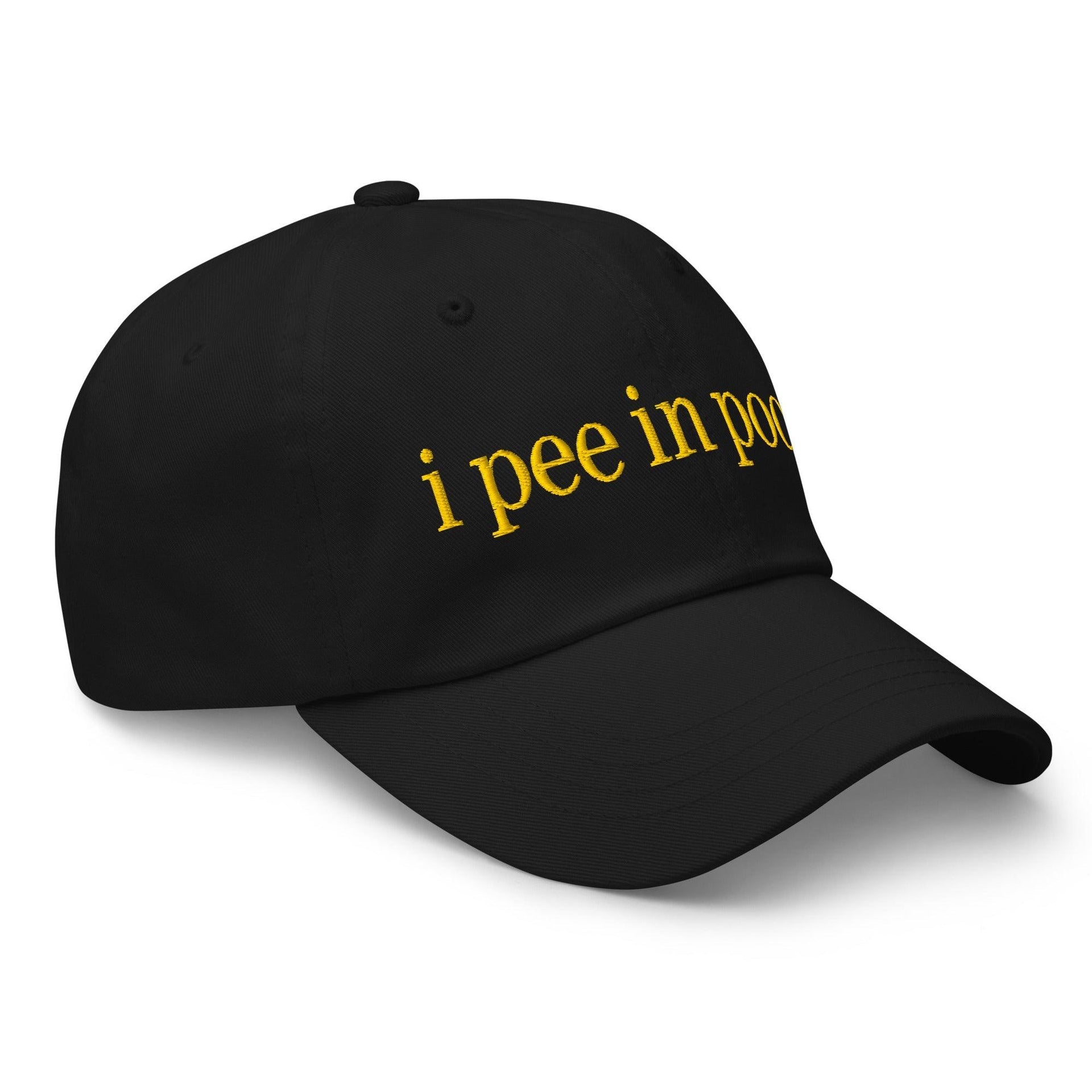I Pee in Pools Embroidered Dad Hat Capital Crowns Dad Hats Funny