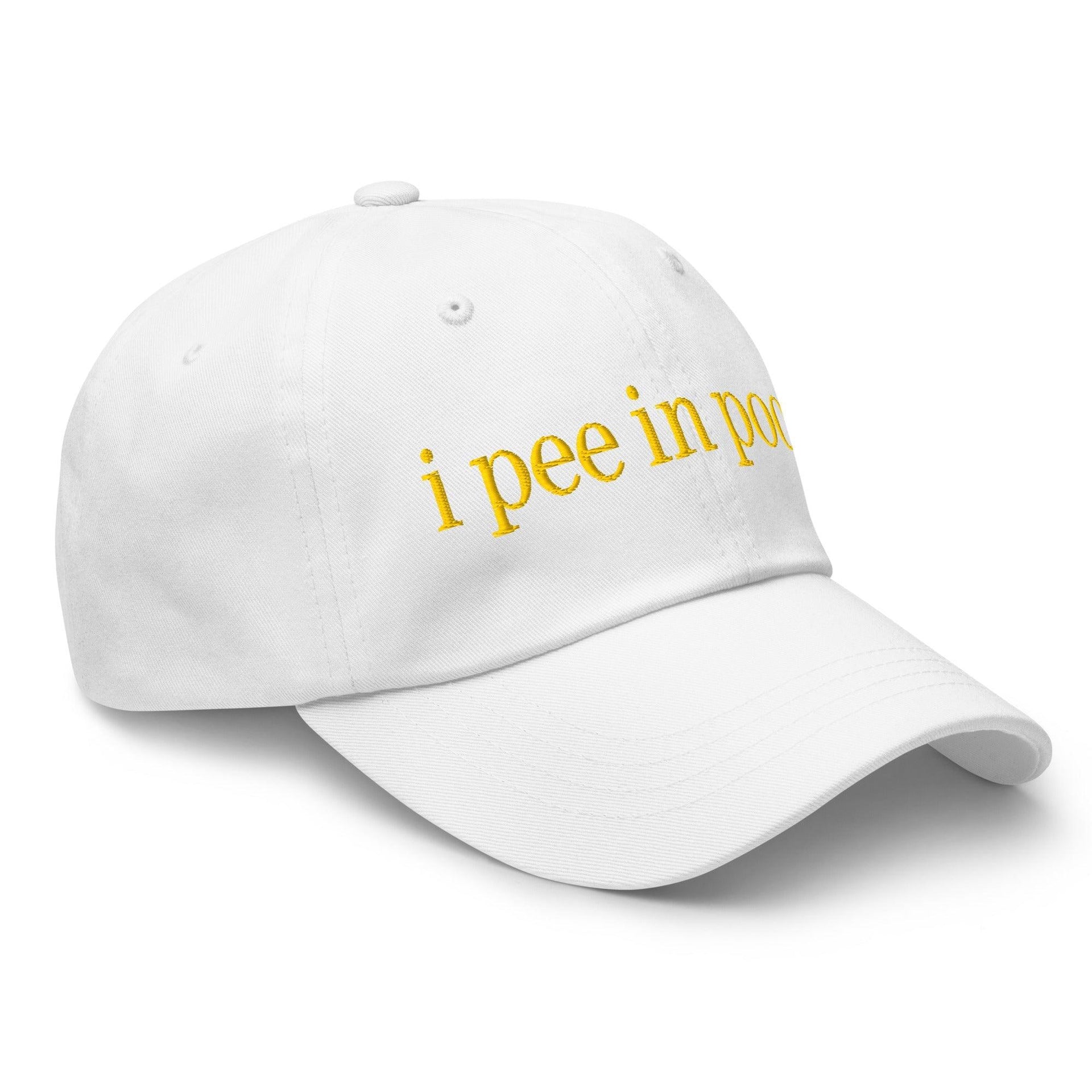 I Pee in Pools Embroidered Dad Hat Capital Crowns Dad Hats Funny