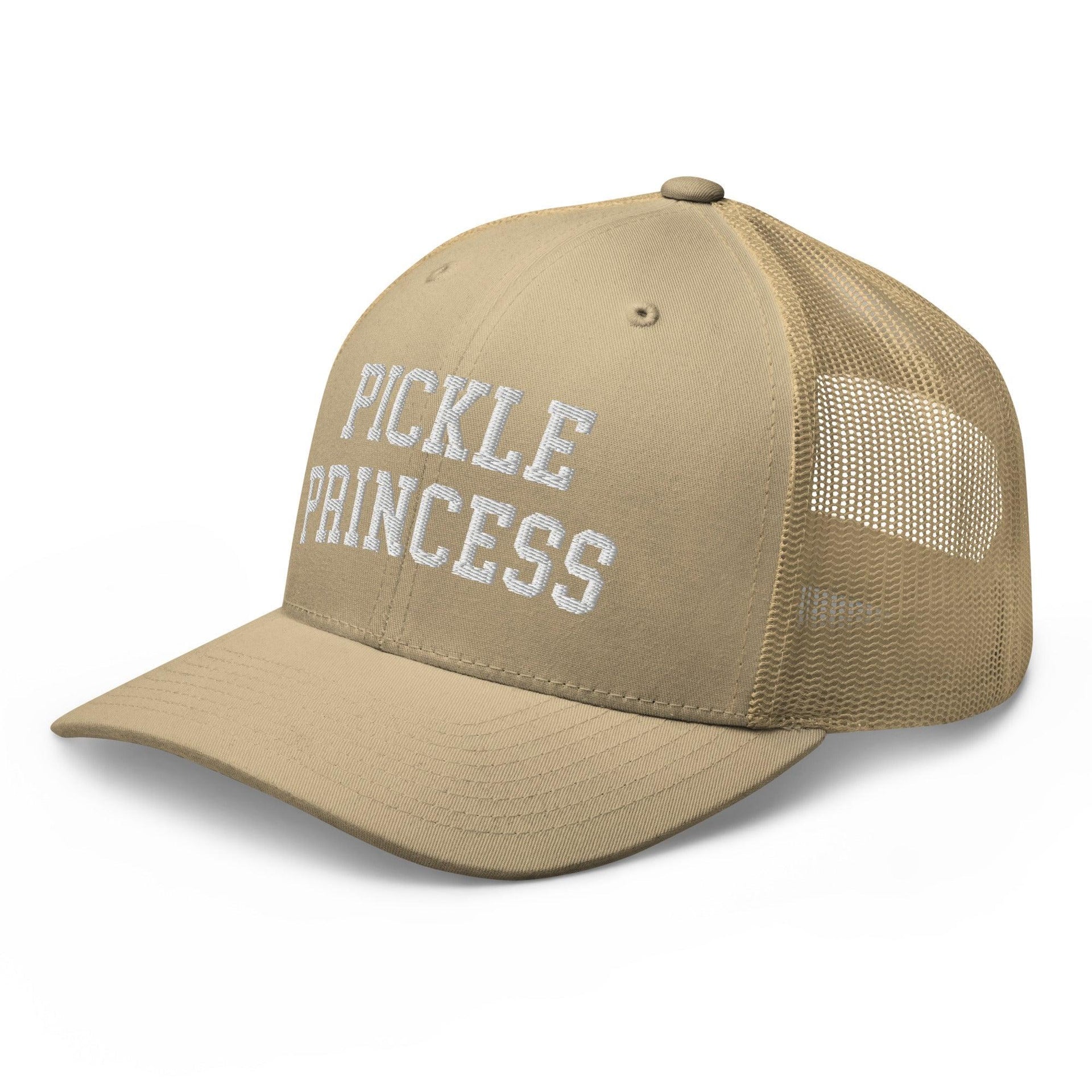 Pickle Princess Retro Trucker Hat Capital Crowns Funny Trucker Hats