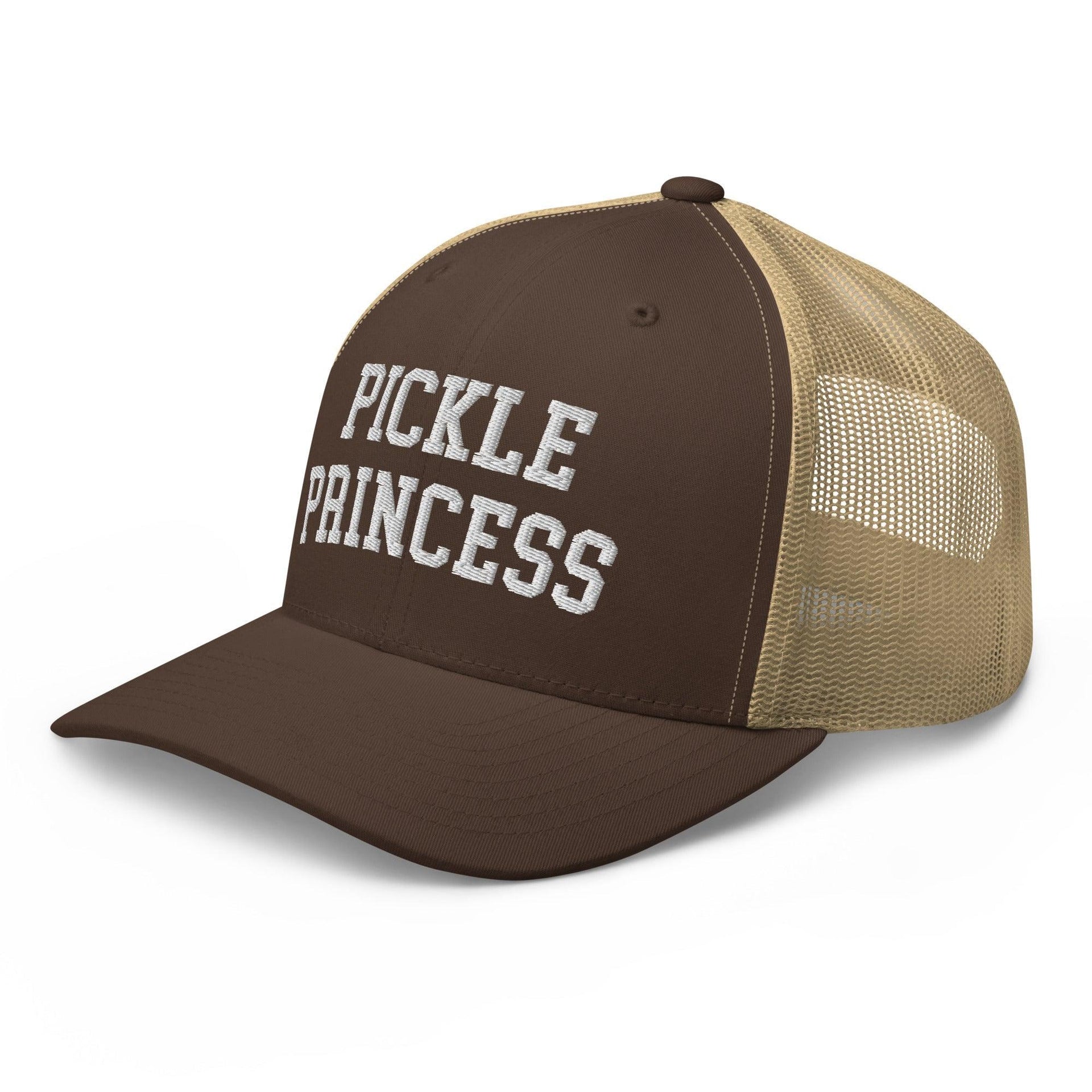 Pickle Princess Retro Trucker Hat Capital Crowns Funny Trucker Hats