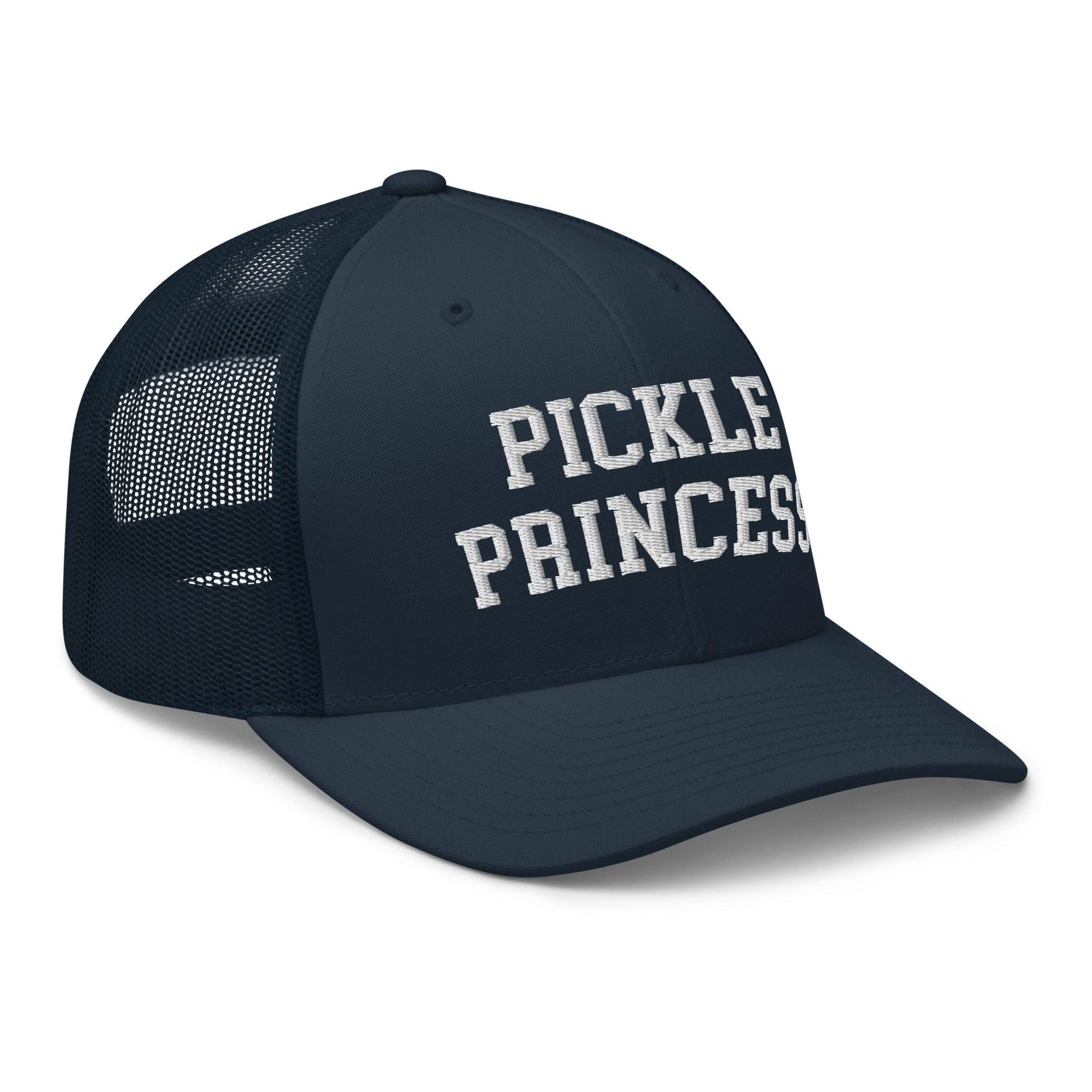 Pickle Princess Retro Trucker Hat Capital Crowns Funny Trucker Hats