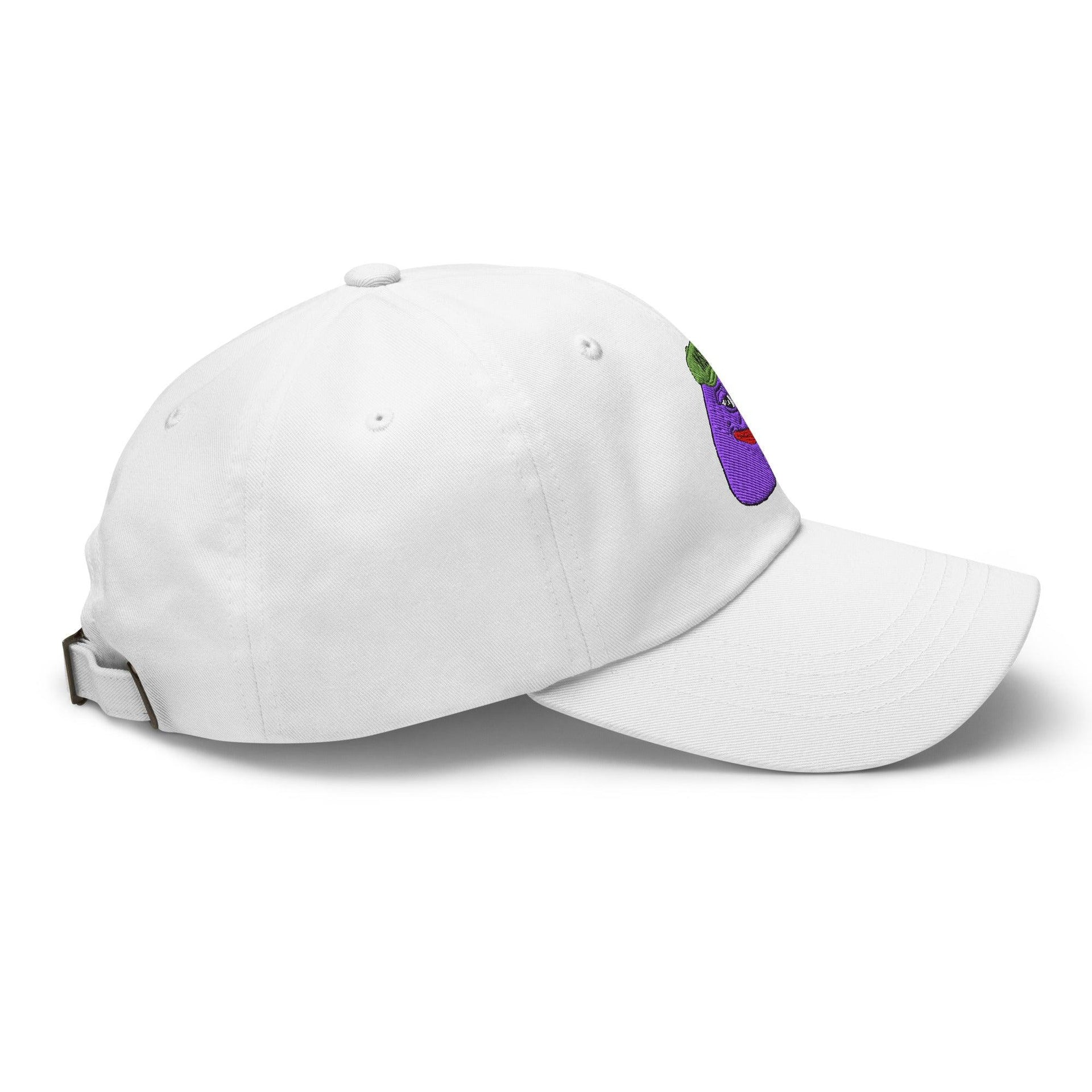 $PURPE Purple Pepe Embroidered Dad Hat Capital Crowns Crypto Dad Hats Funny hat