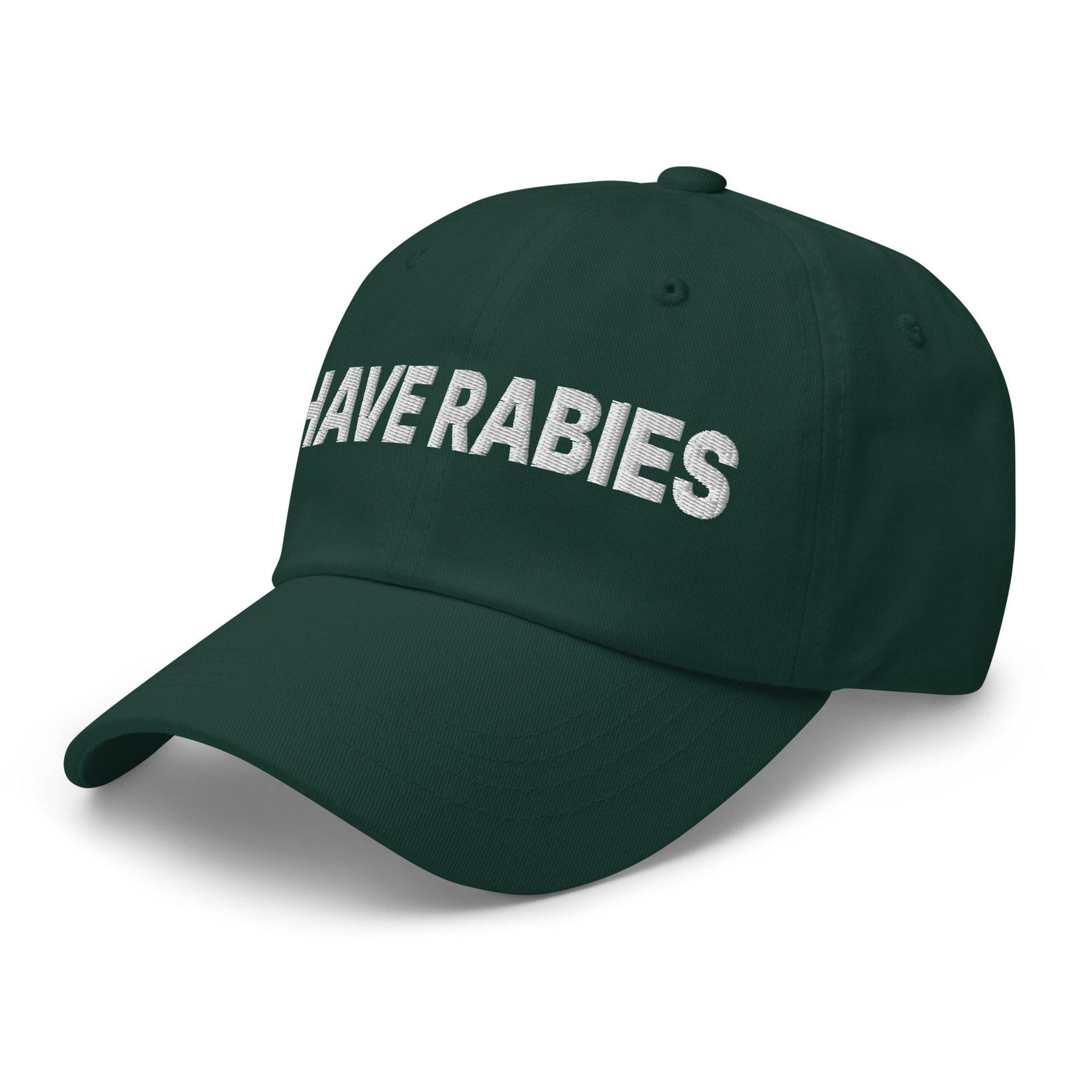 I Have Rabies Embroidered Dad Hat Capital Crowns Dad Hats Funny