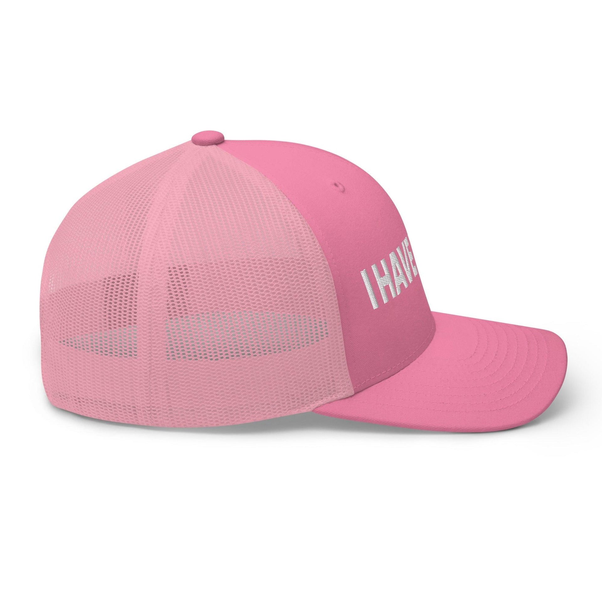 I Have Rabies Embroidered Mesh Trucker Hat Capital Crowns Funny Trucker Hats