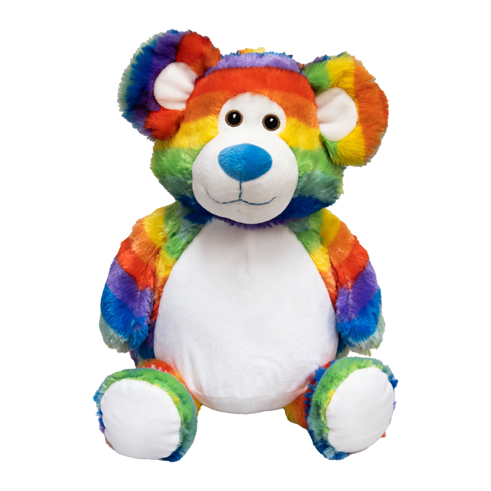 Rainbow Buddy Bear Bear Colourful Colourful Bear embroidable Rainbow Rainbow bear Rainbow Buddy Bear Teddy Bear