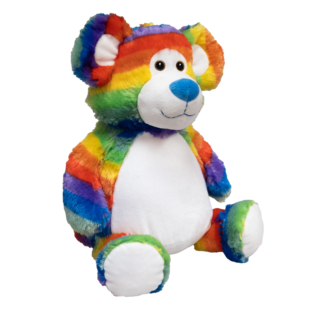 Rainbow Buddy Bear Bear Colourful Colourful Bear embroidable Rainbow Rainbow bear Rainbow Buddy Bear Teddy Bear