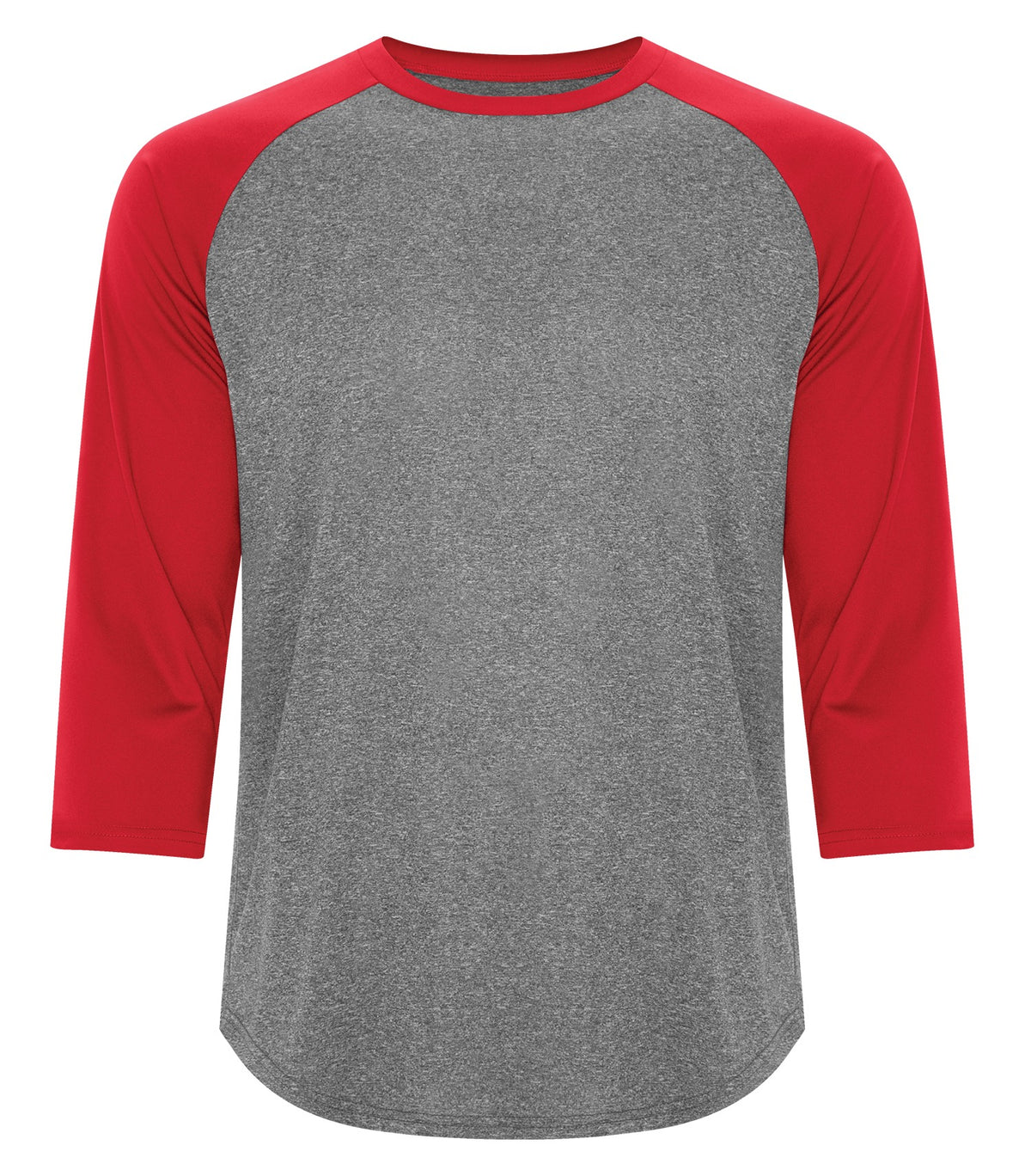 ATC S3526, Pro Team Baseball Jersey, Charcoal Heather/True Red