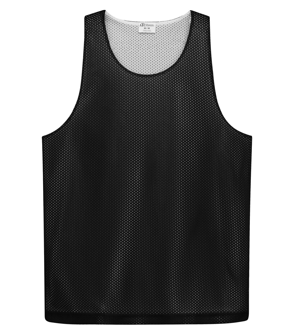 ATC S3535, Pro Club Reversible Mesh Tank Top, Black/White