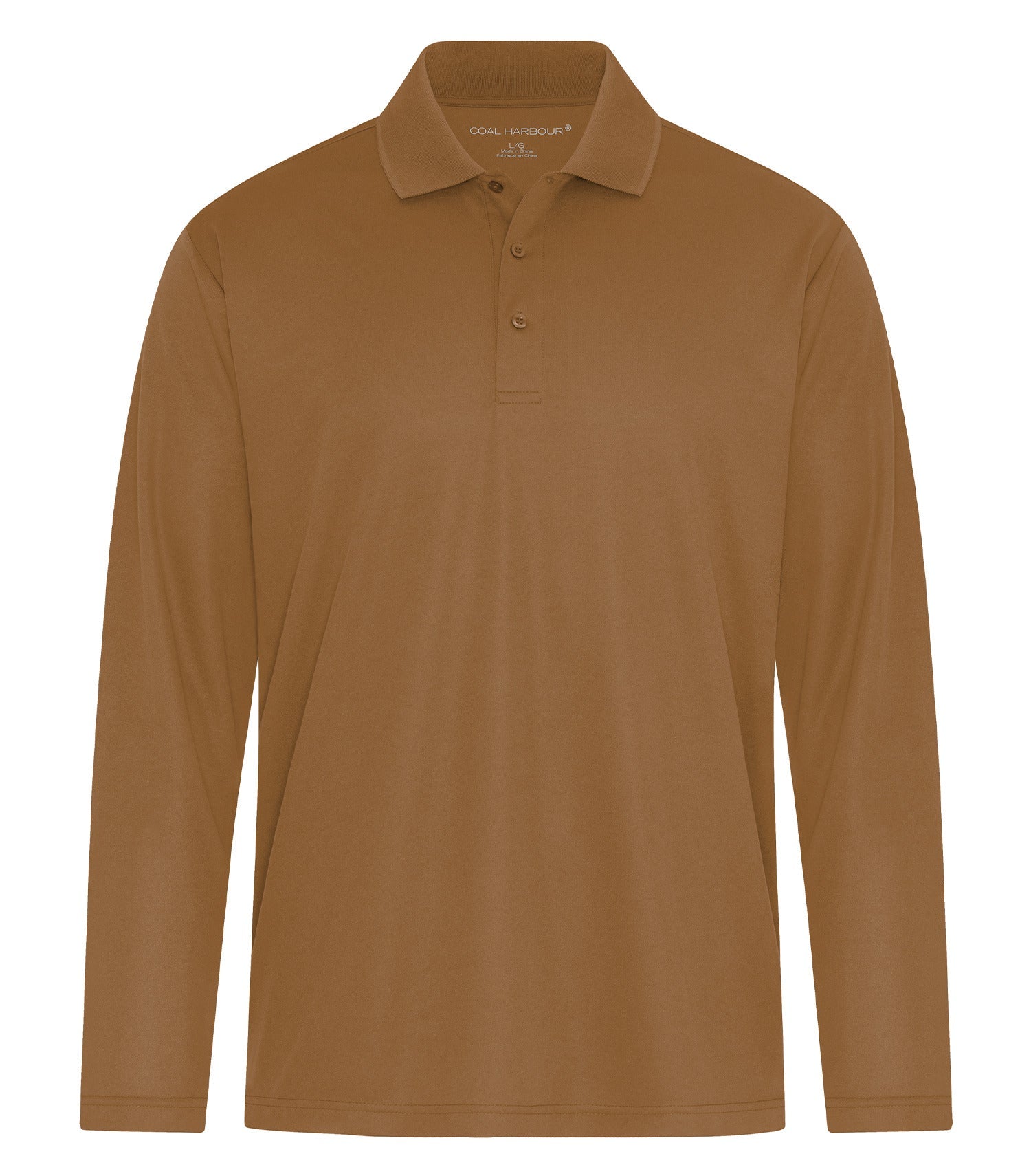 CoalHarbour - COAL HARBOUR® EVERYDAY SNAG RESISTANT LONG SLEEVE POLO. - S365LS Duck Brown CoalHarbour S365LS