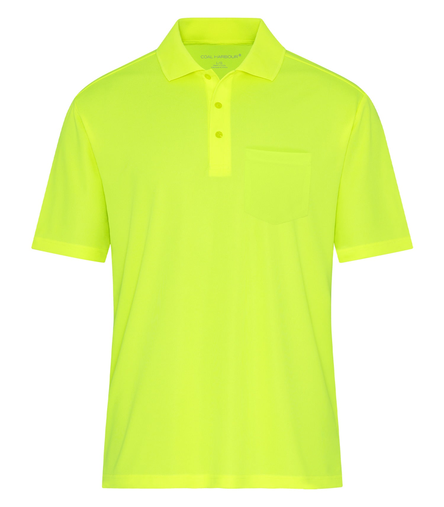 CoalHarbour - COAL HARBOUR® EVERYDAY SNAG RESISTANT POCKET POLO. - S365P Safety Yellow CoalHarbour S365P