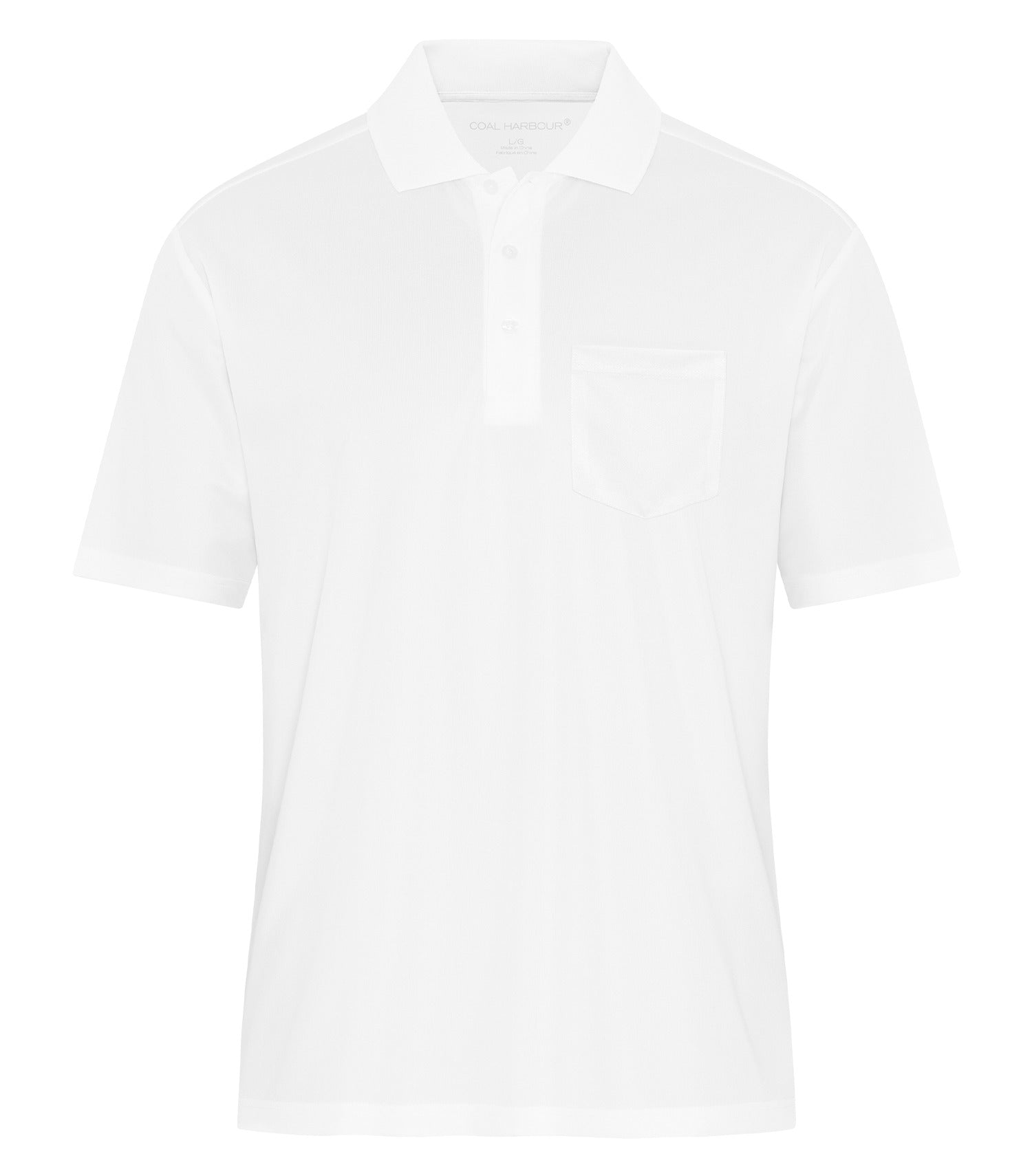 CoalHarbour - COAL HARBOUR® EVERYDAY SNAG RESISTANT POCKET POLO. - S365P White CoalHarbour S365P