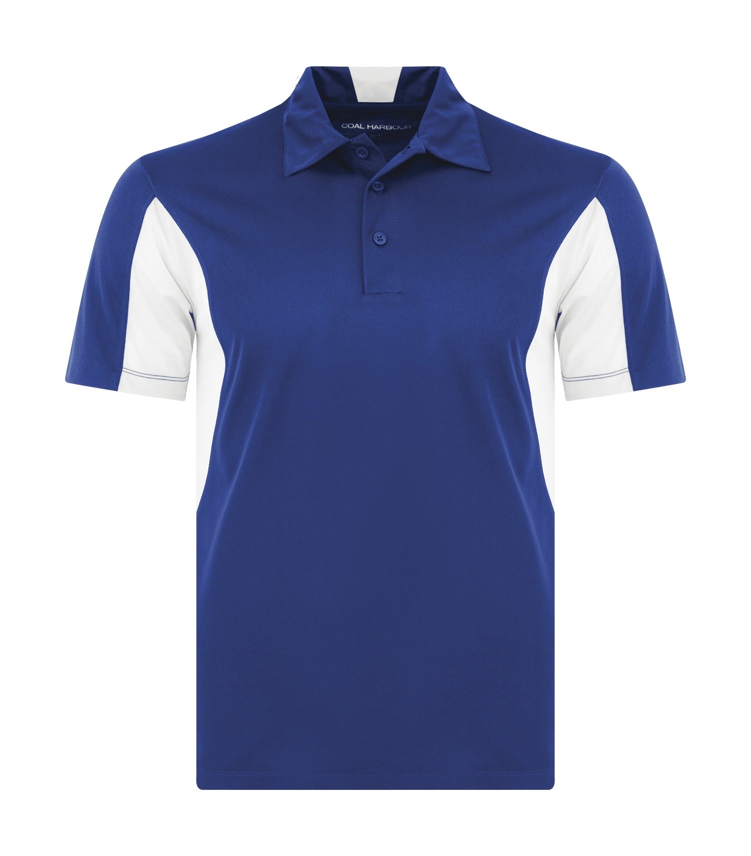 CoalHarbour - COAL HARBOUR® SNAG RESISTANT COLOUR BLOCK POLO. - S4001 True Royal White CoalHarbour S4001