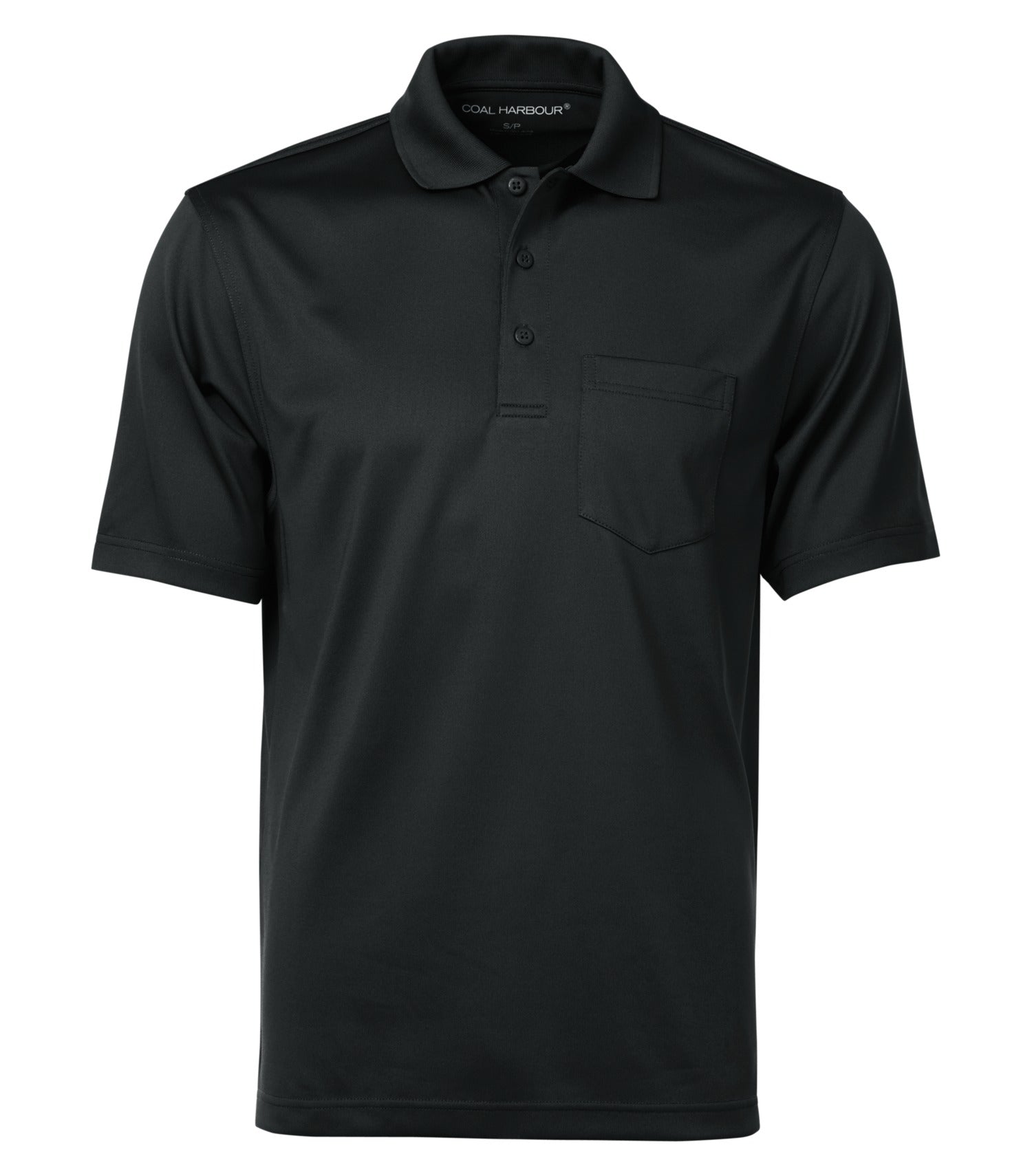 CoalHarbour - COAL HARBOUR® SNAG PROOF POWER POCKET POLO. - S4005P Black CoalHarbour S4005P