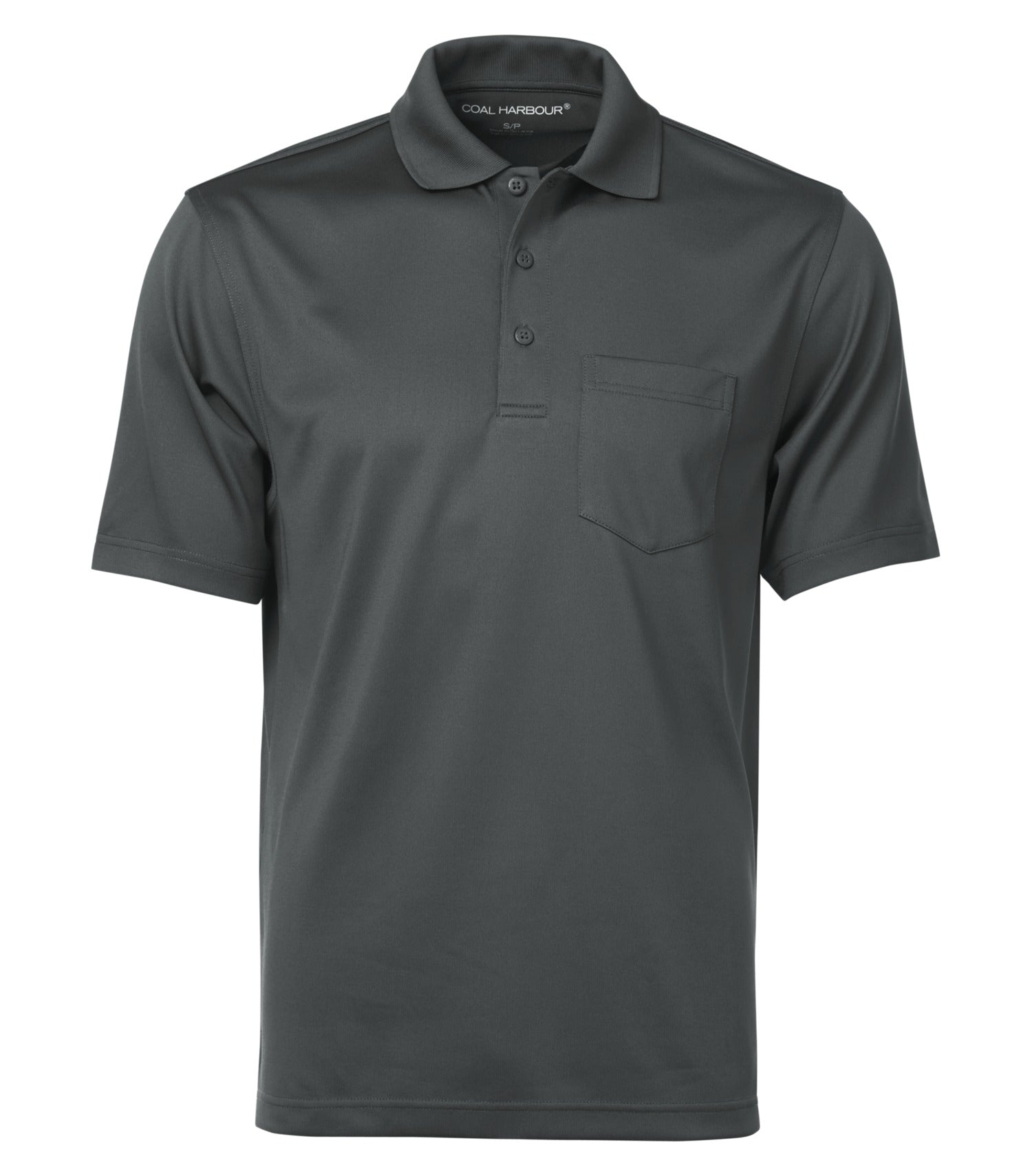 CoalHarbour - COAL HARBOUR® SNAG PROOF POWER POCKET POLO. - S4005P Charcoal CoalHarbour S4005P