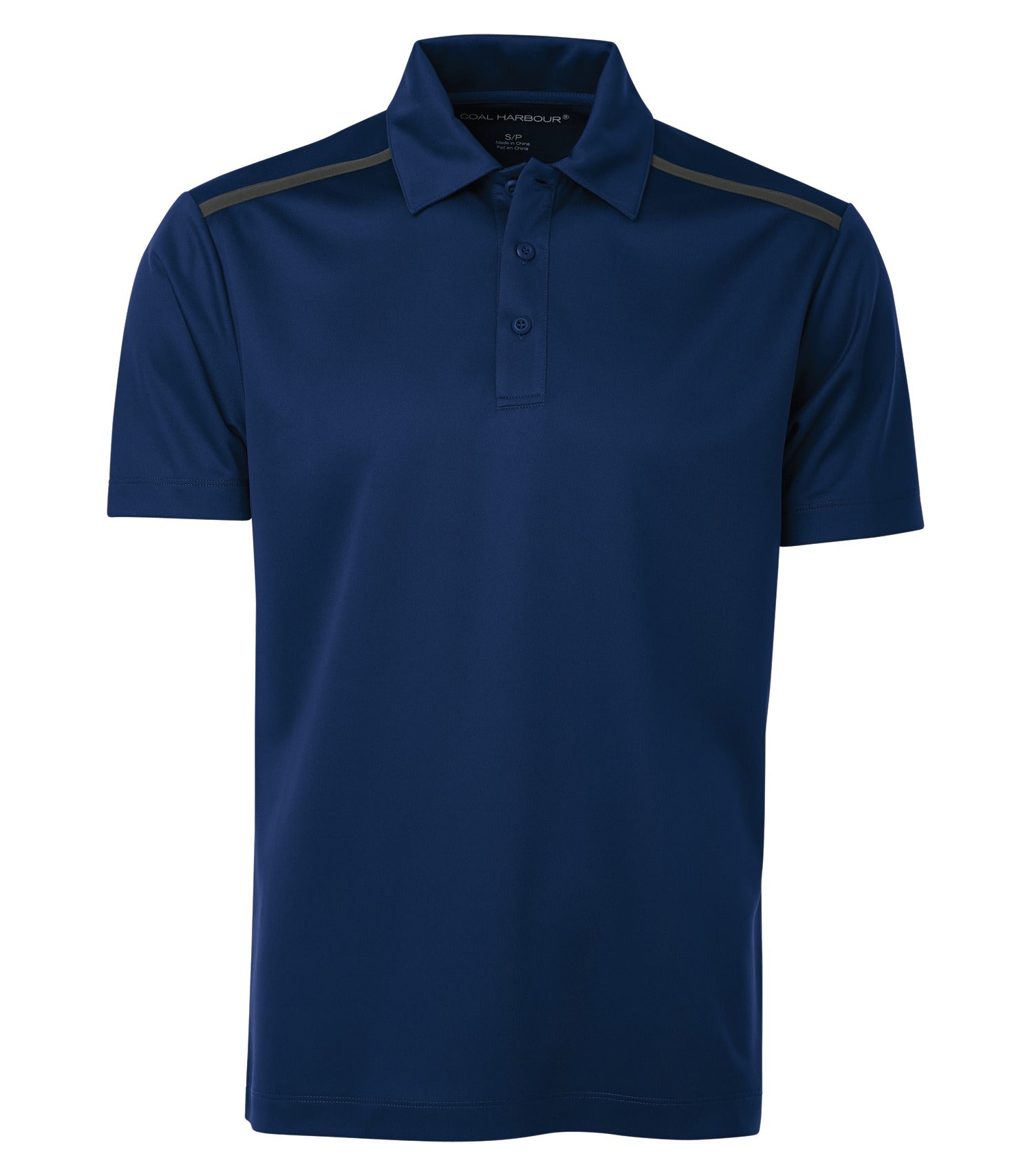 CoalHarbour - DISCONTINUED COAL HARBOUR® EVERYDAY COLOUR BLOCK POLO. - S4008 Royal Steel Grey CoalHarbour S4008