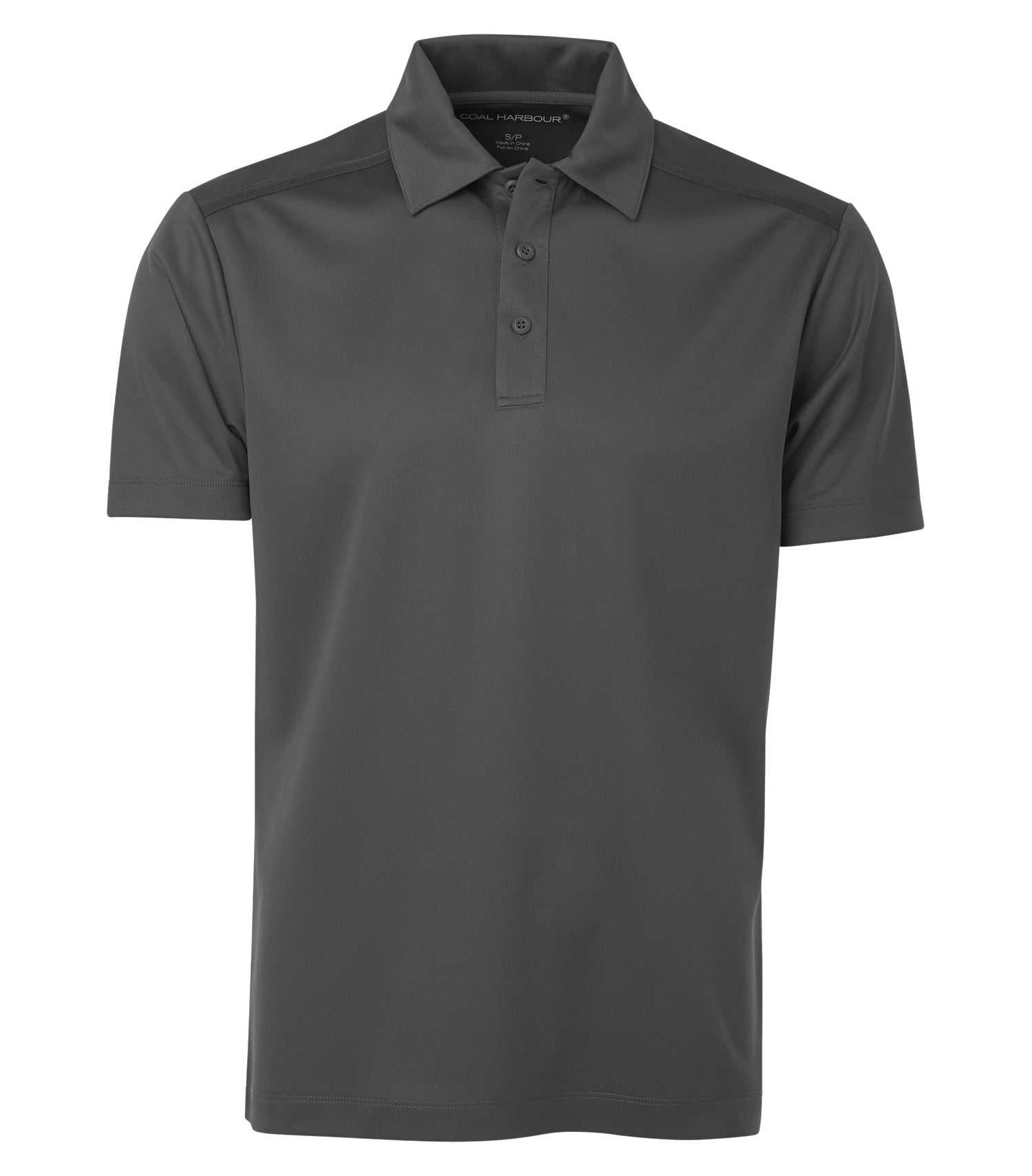 CoalHarbour - DISCONTINUED COAL HARBOUR® EVERYDAY COLOUR BLOCK POLO. - S4008 Steel Grey Steel CoalHarbour S4008