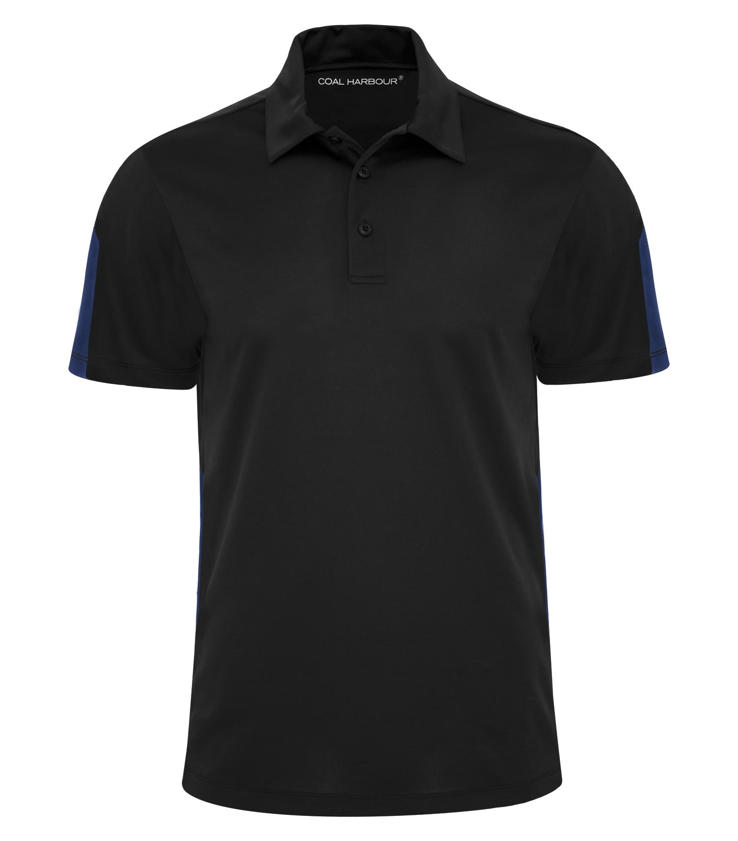 CoalHarbour - DISCONTINUED COAL HARBOUR® EVERYDAY COLOUR SLICE POLO. - S4024 Black Royal CoalHarbour S4024