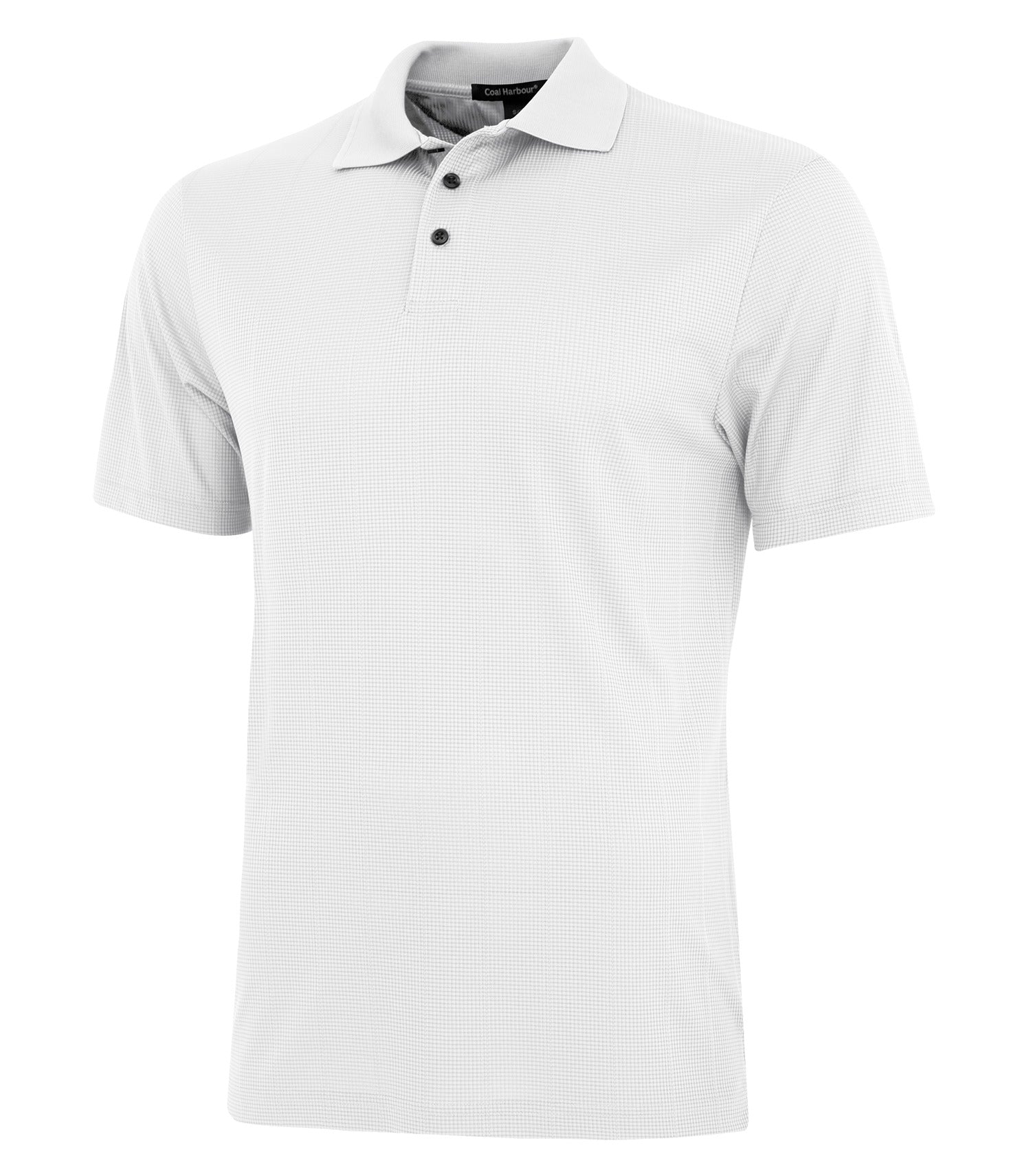 CoalHarbour - DISCONTINUED COAL HARBOUR® FINE JACQUARD POLO. - S440 White 3XL CoalHarbour S440