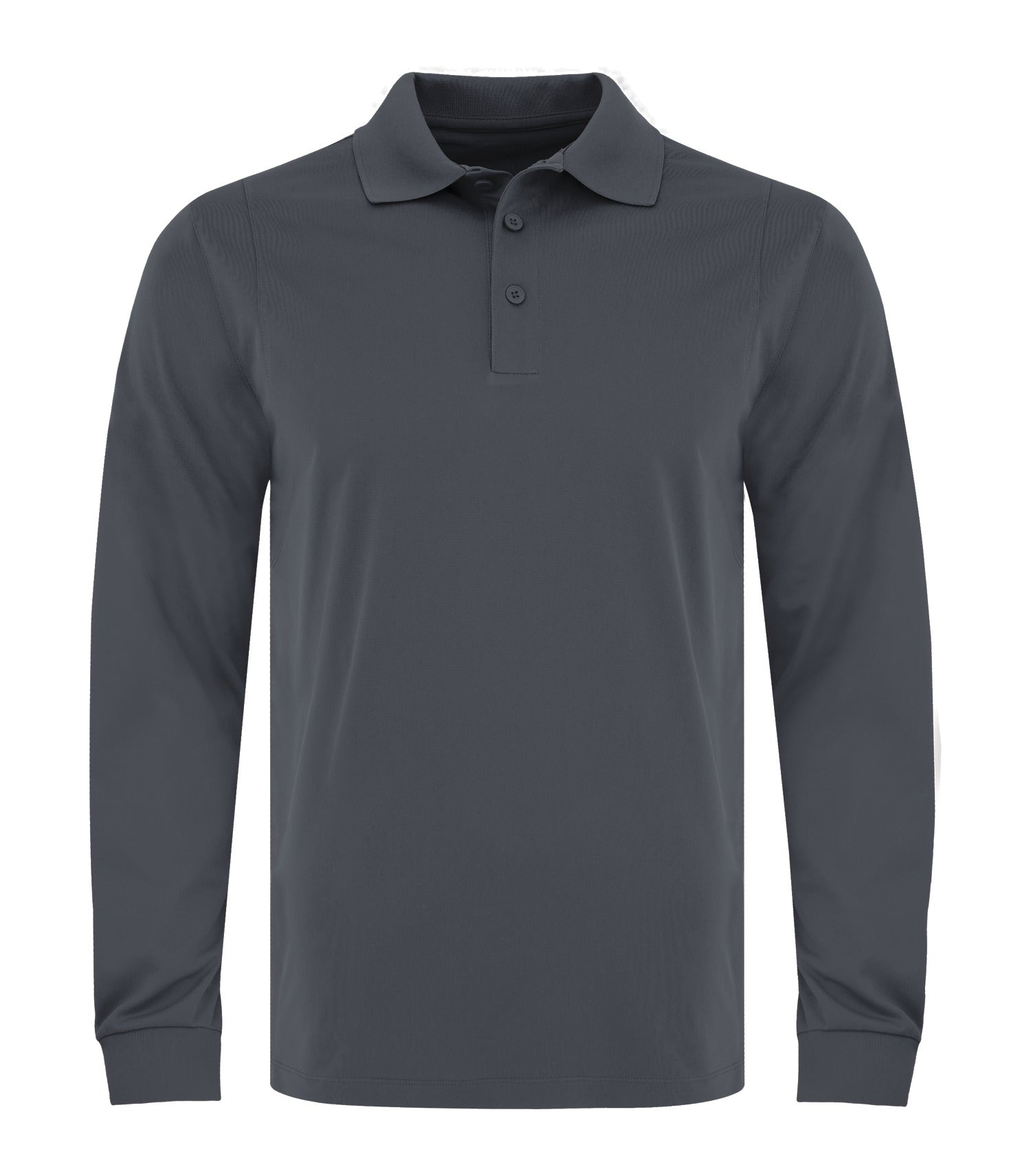 CoalHarbour - COAL HARBOUR® SNAG RESISTANT LONG SLEEVE POLO. - S445LS Iron Grey CoalHarbour S445LS