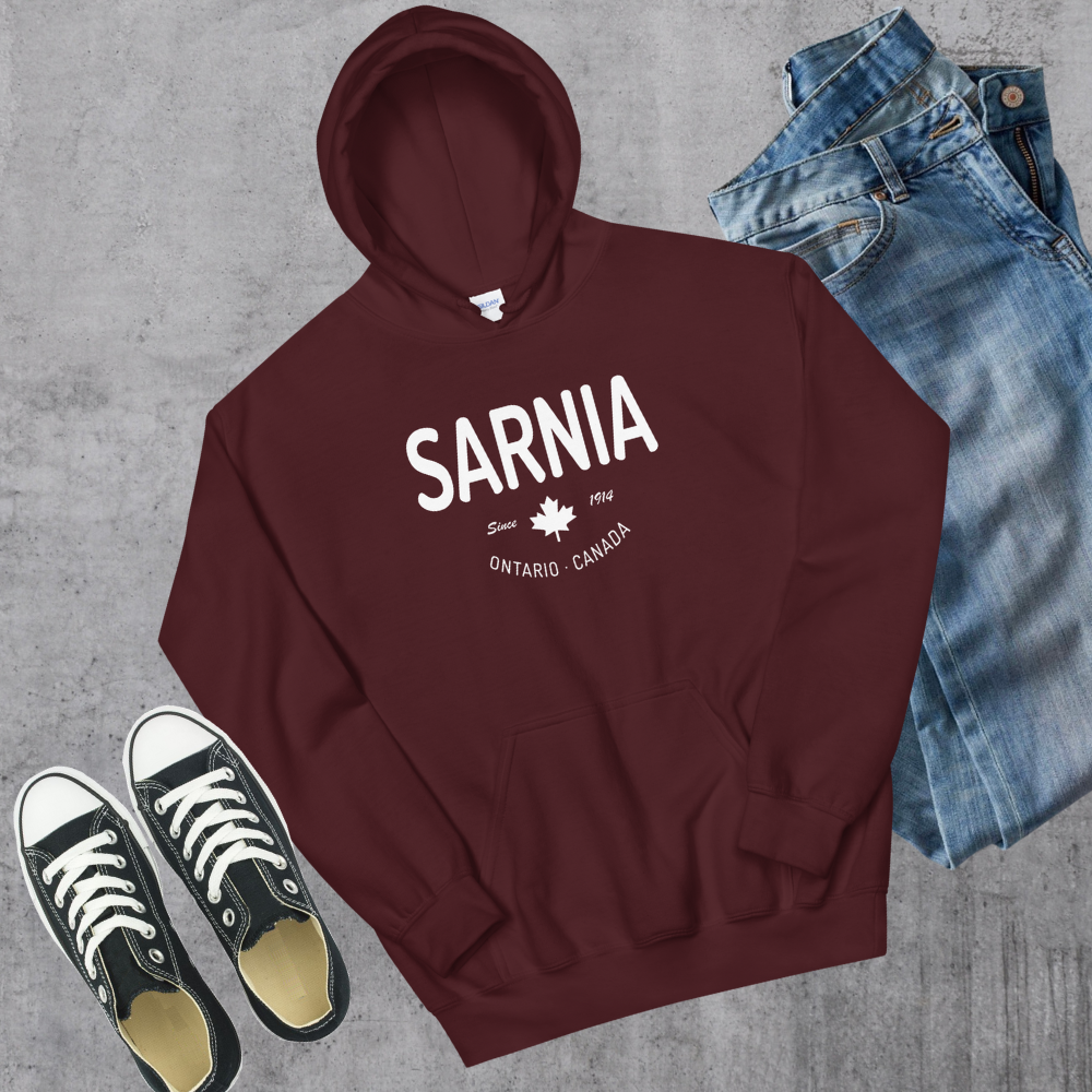 Sarnia Since 1914 Hoodie Canadian City Apparel