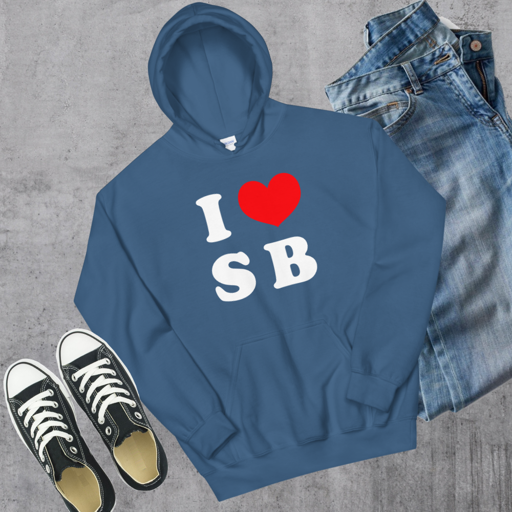 I ❤️ SB Hoodie Indigo Blue Canadian City Apparel