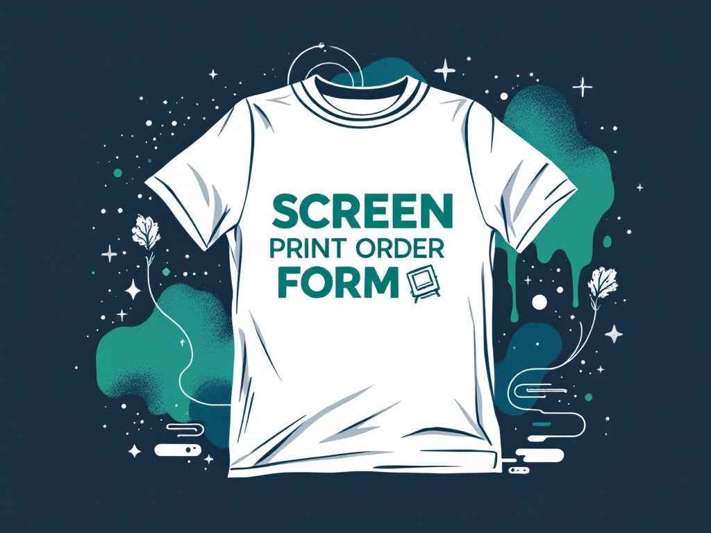 Screen Print Order Form 6 Color screen print order Screen Printing screen_printing Toronto Screen Printing