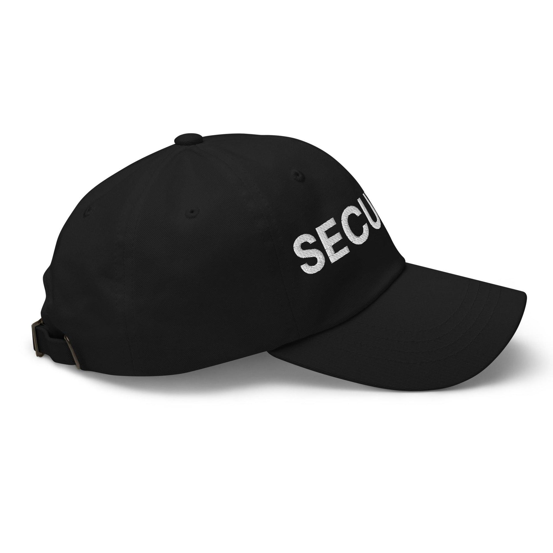 Security Uniform Work Embroidered Dad Hat Capital Crowns Dad Hats Security Work